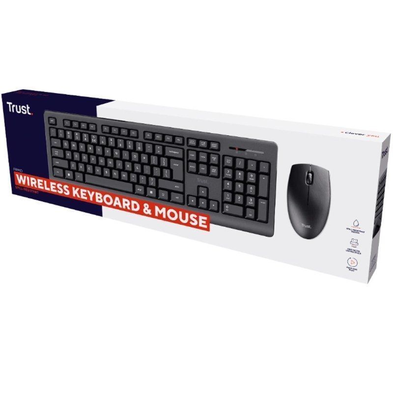 Trust Primo Wireless Set Teclado + Ratón