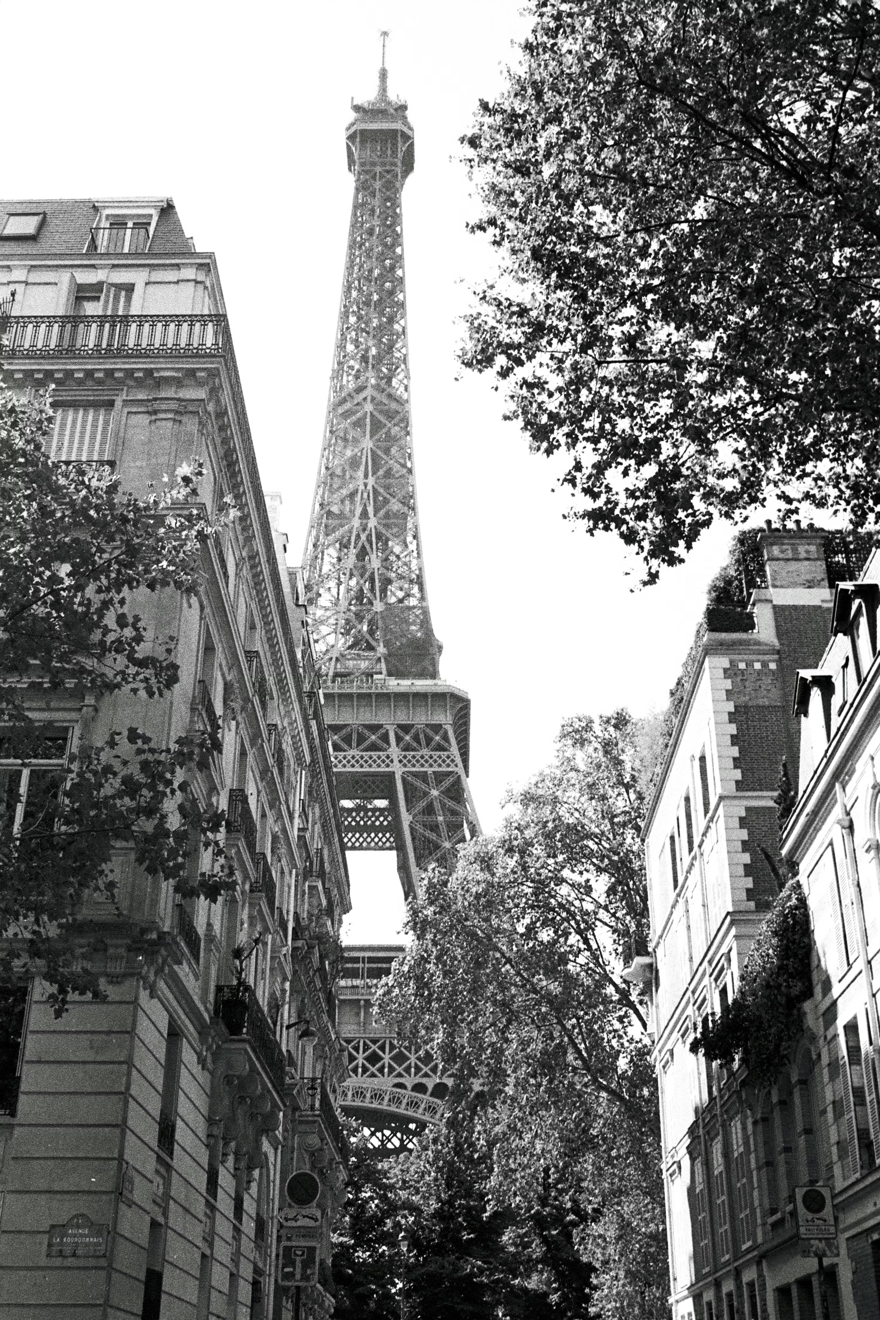 Vue aérienne de Paris avec la Tour Eiffel