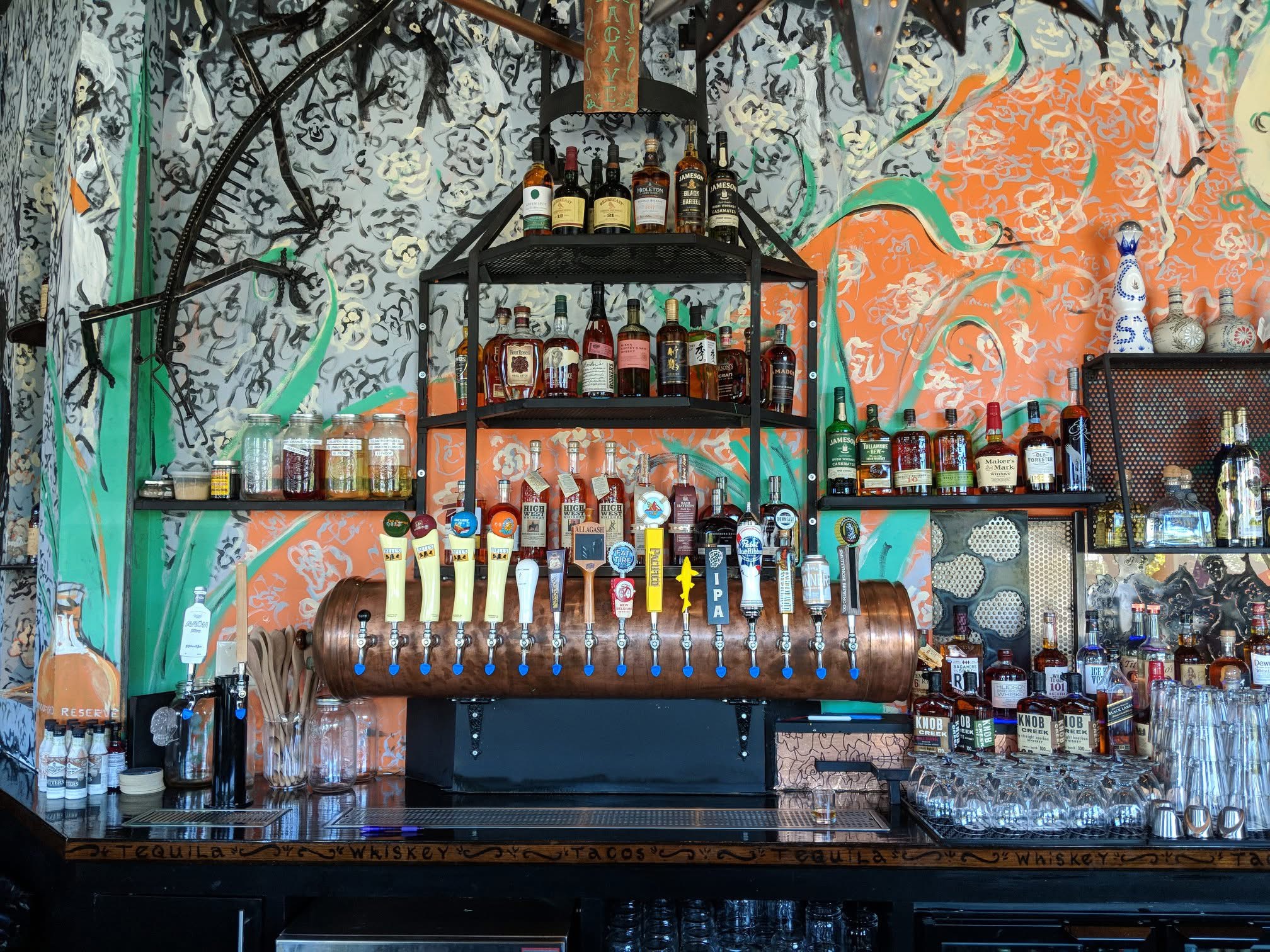 Bar tap system installation