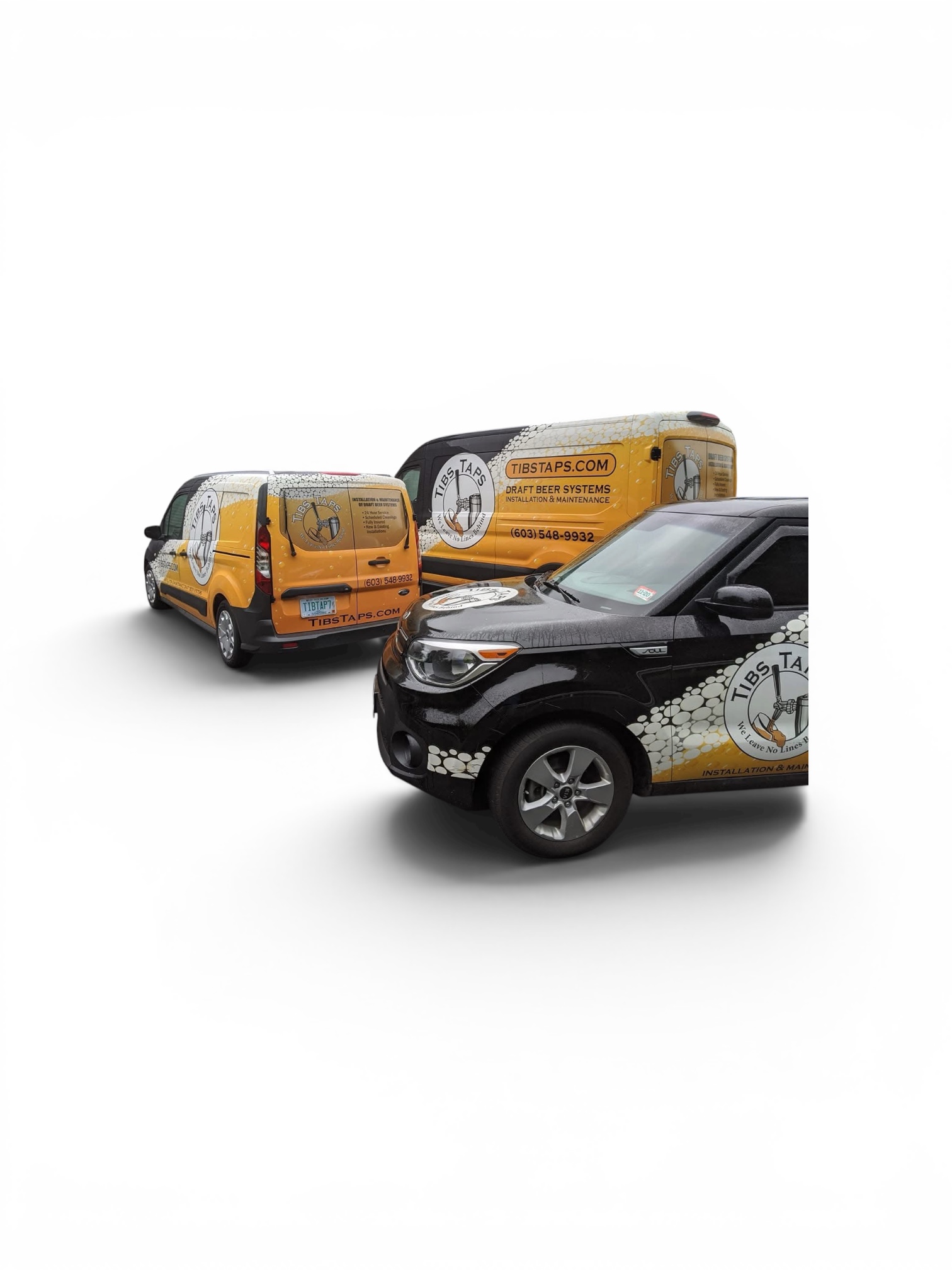Tibs Taps service vehicles