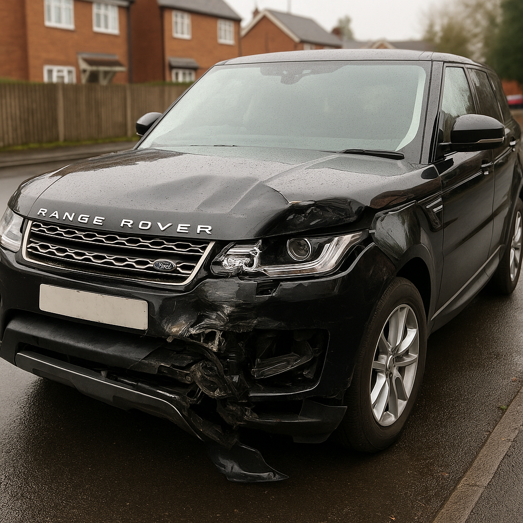 Range Rover body damage repair