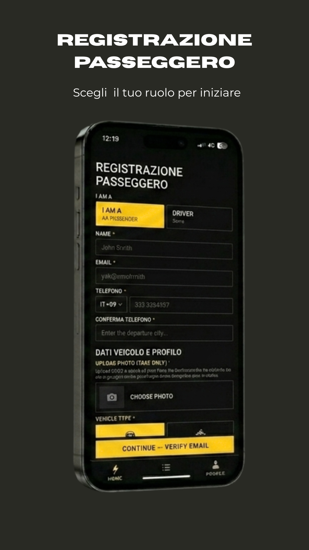 Registrazione