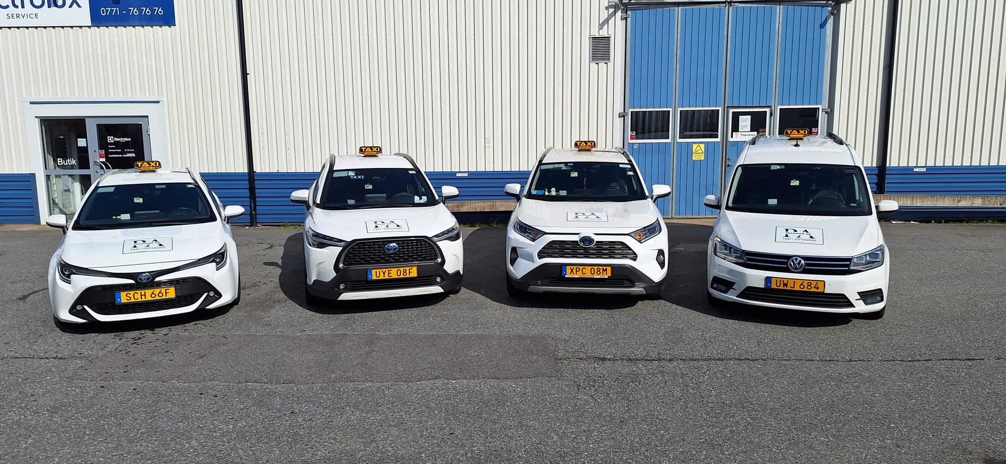 Boka taxi Göteborg online fast pris