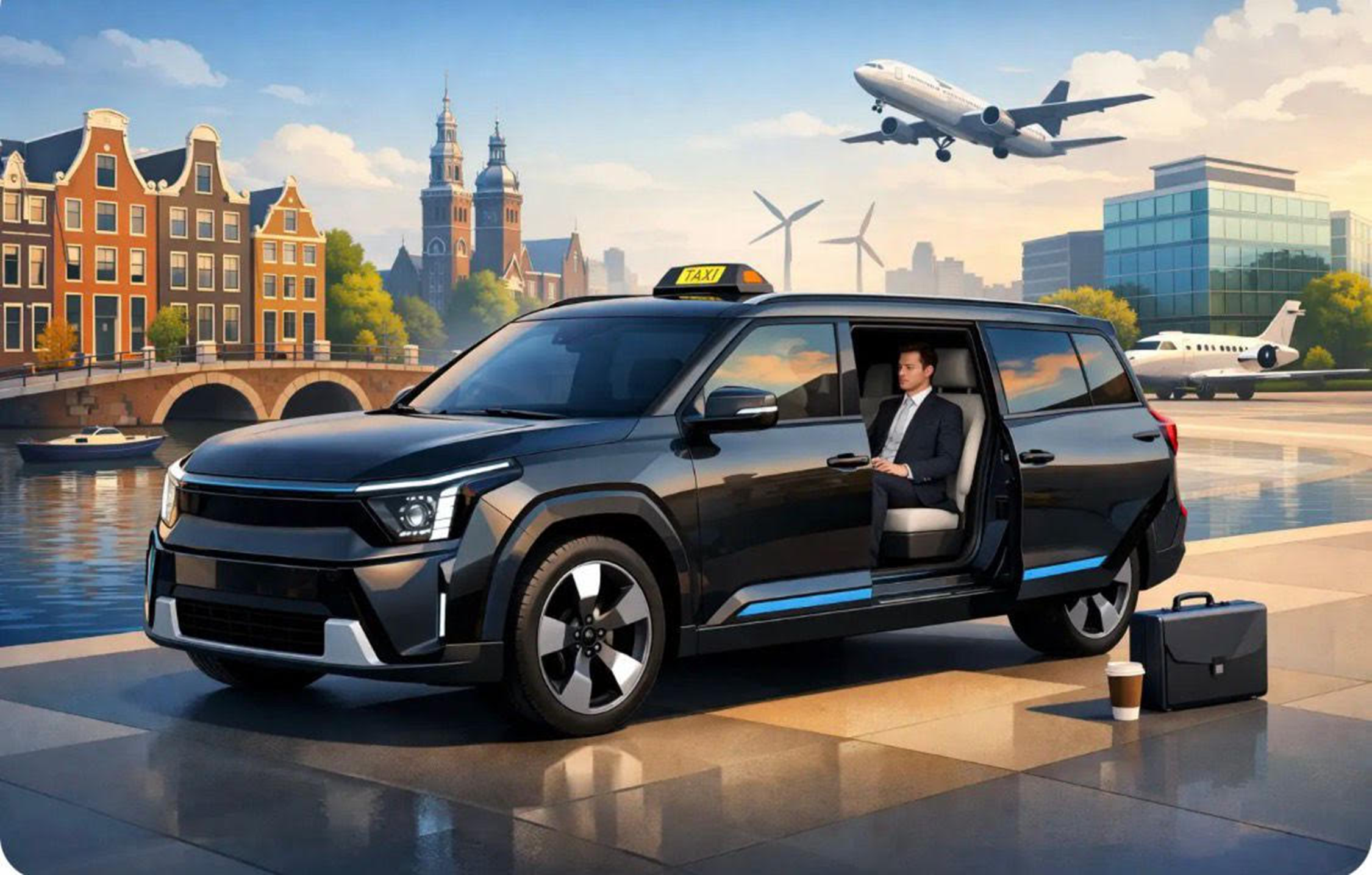 Kia EV9 zakelijk vervoer Amsterdam
