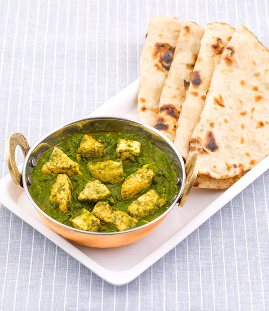 Palak Paneer with Roti