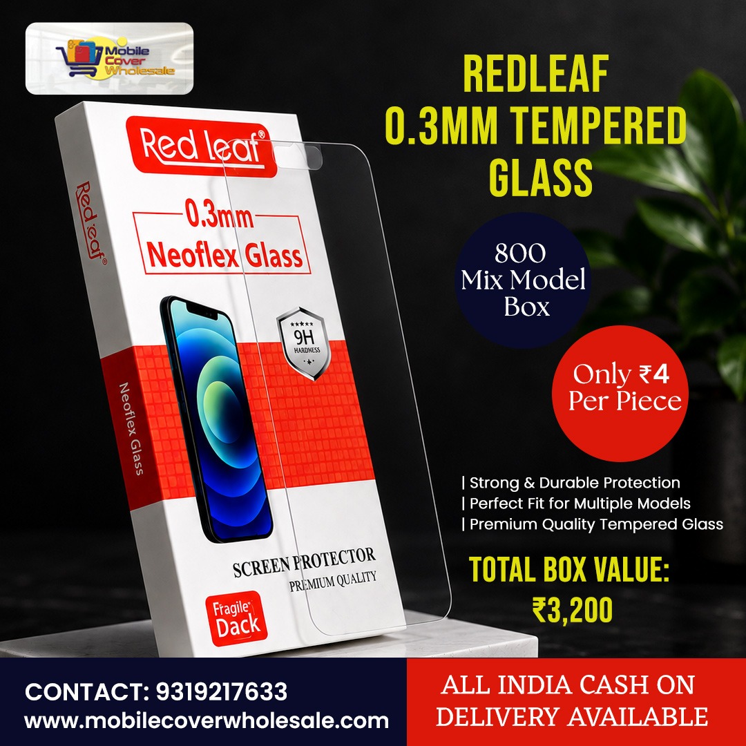 Wholesale tempered glass startup kit for mobile shop owners — ₹9,999 for 1,500 pieces, Cash on Delivery