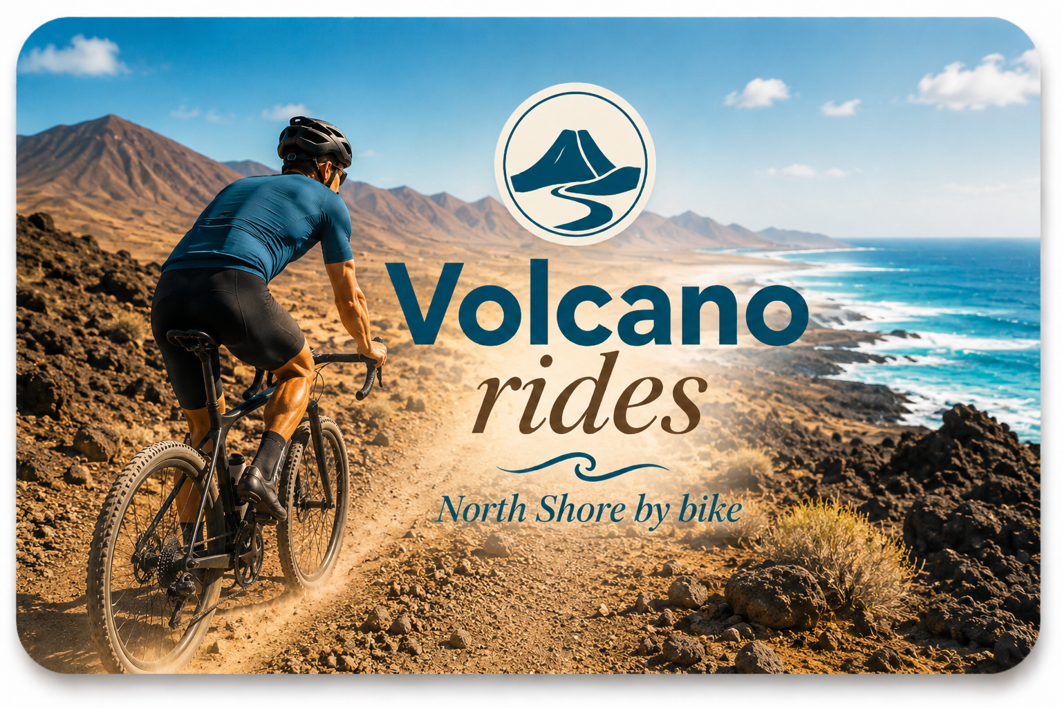 Volcano rides — North Shore by bike