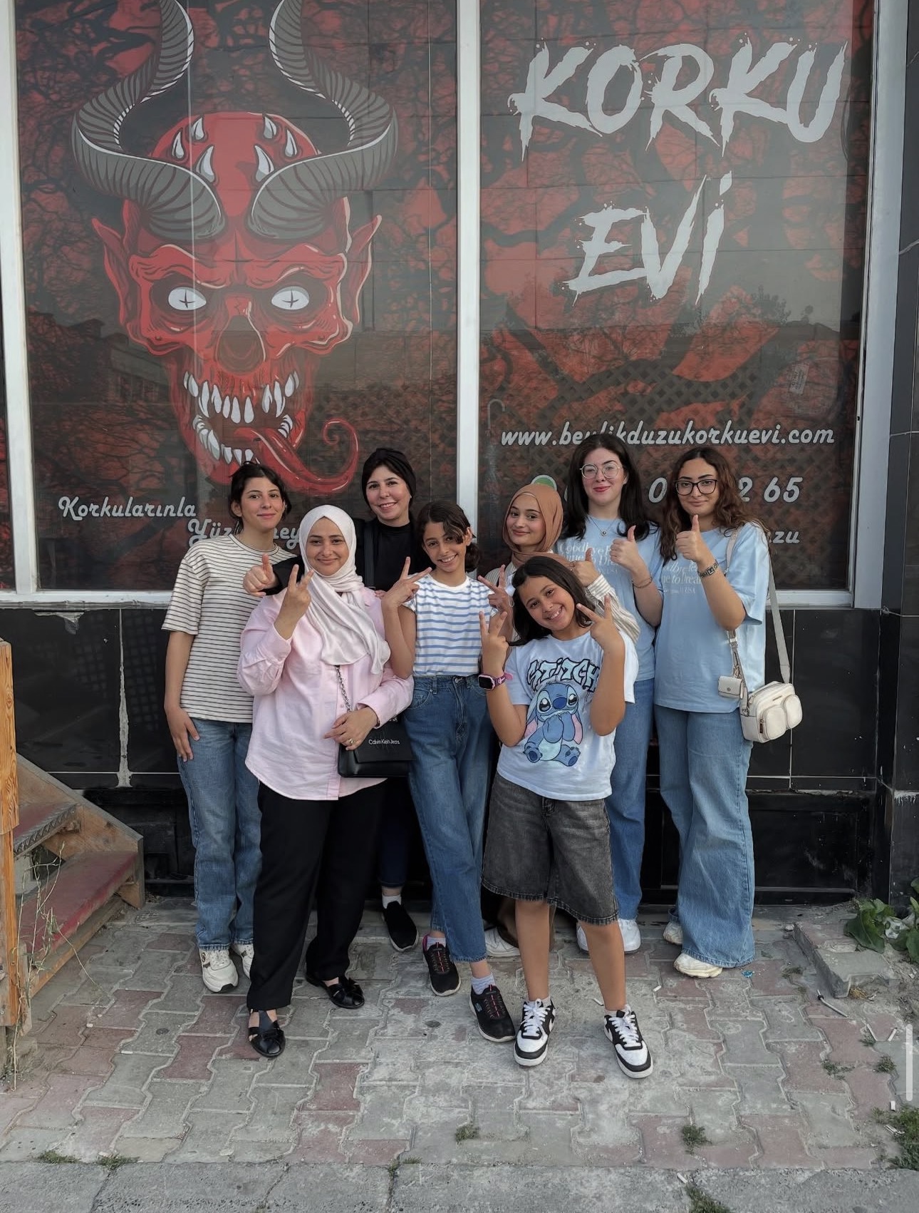 Beylikdüzü Korku Evi ziyaretçi grubu