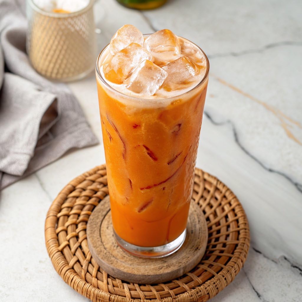 Cup of Thai iced tea