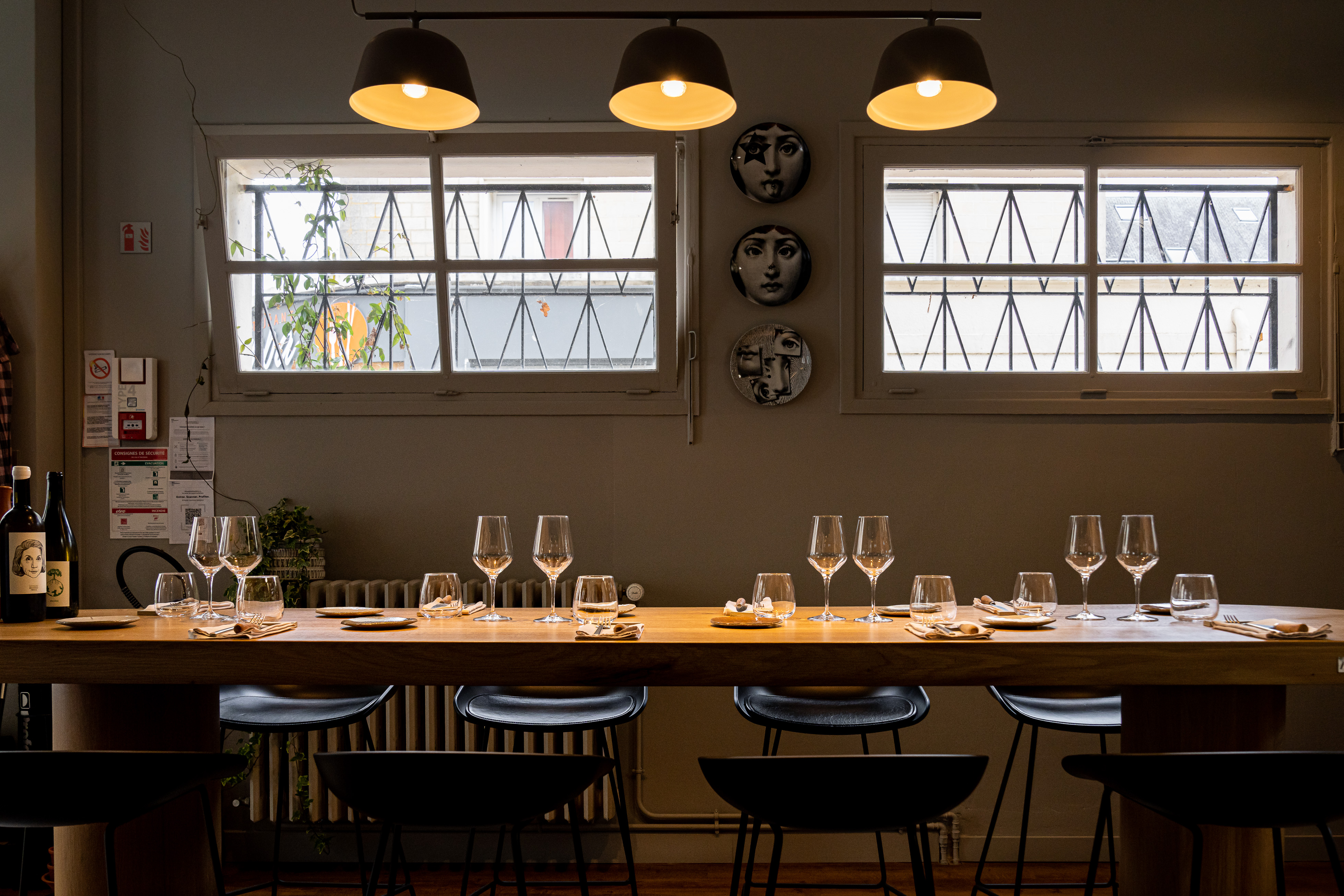Intérieur du restaurant Indigène