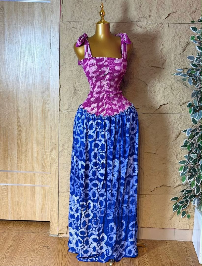 Orchid & Indigo Maxi
