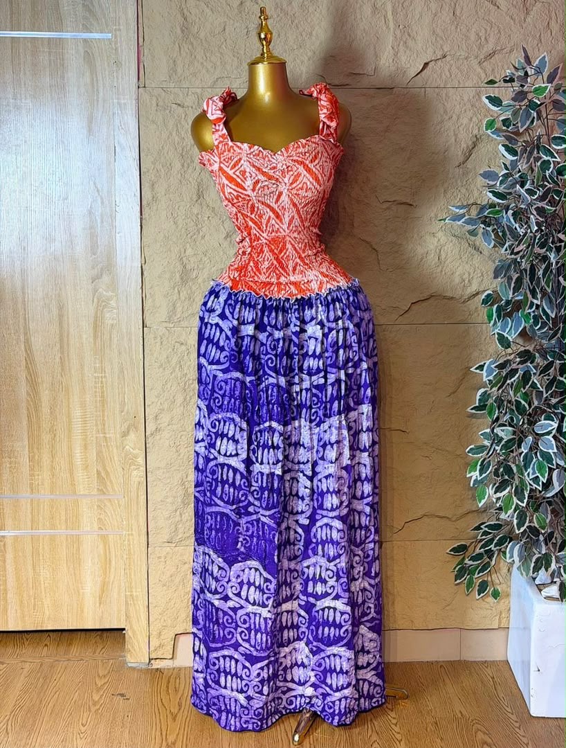 Coral & Cobalt Maxi