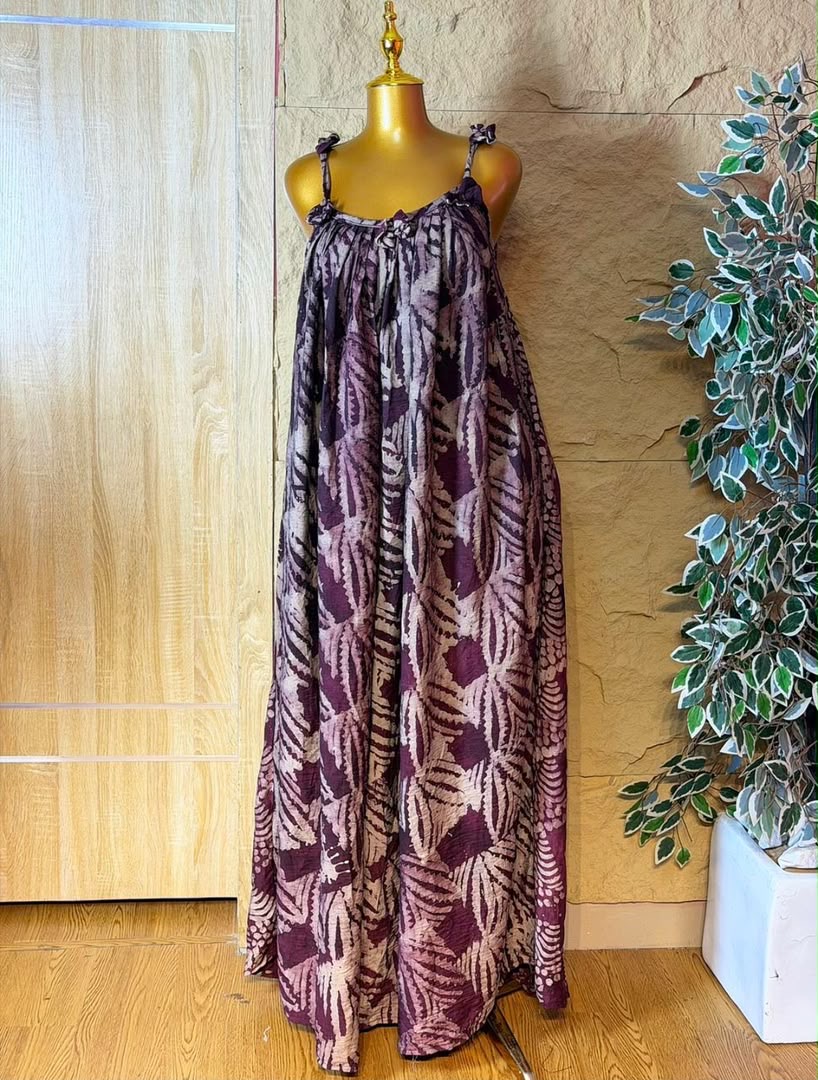 Plum Frond Maxi