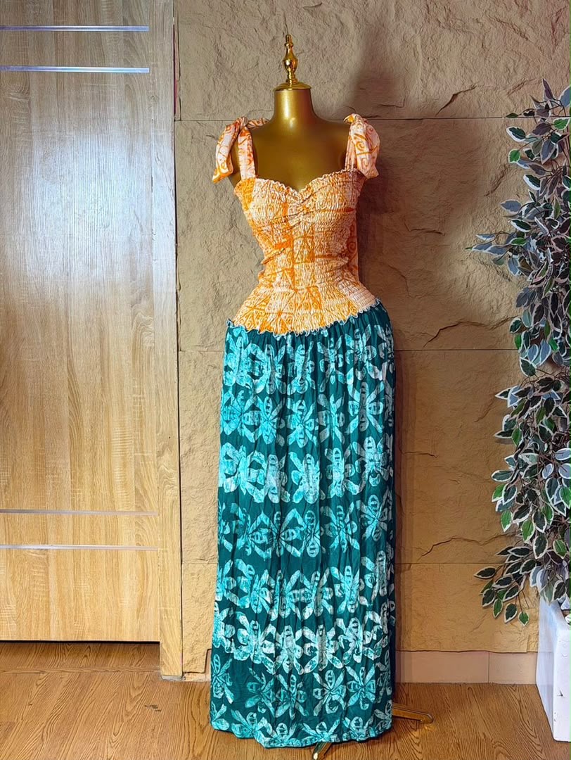 Marigold & Teal Maxi