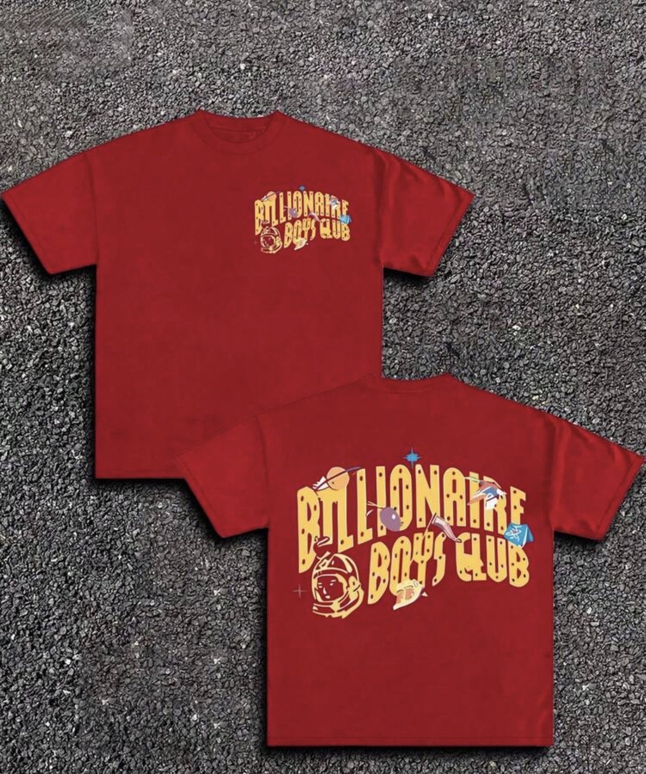 Billionaire Boys Club Astronaut Red Tee