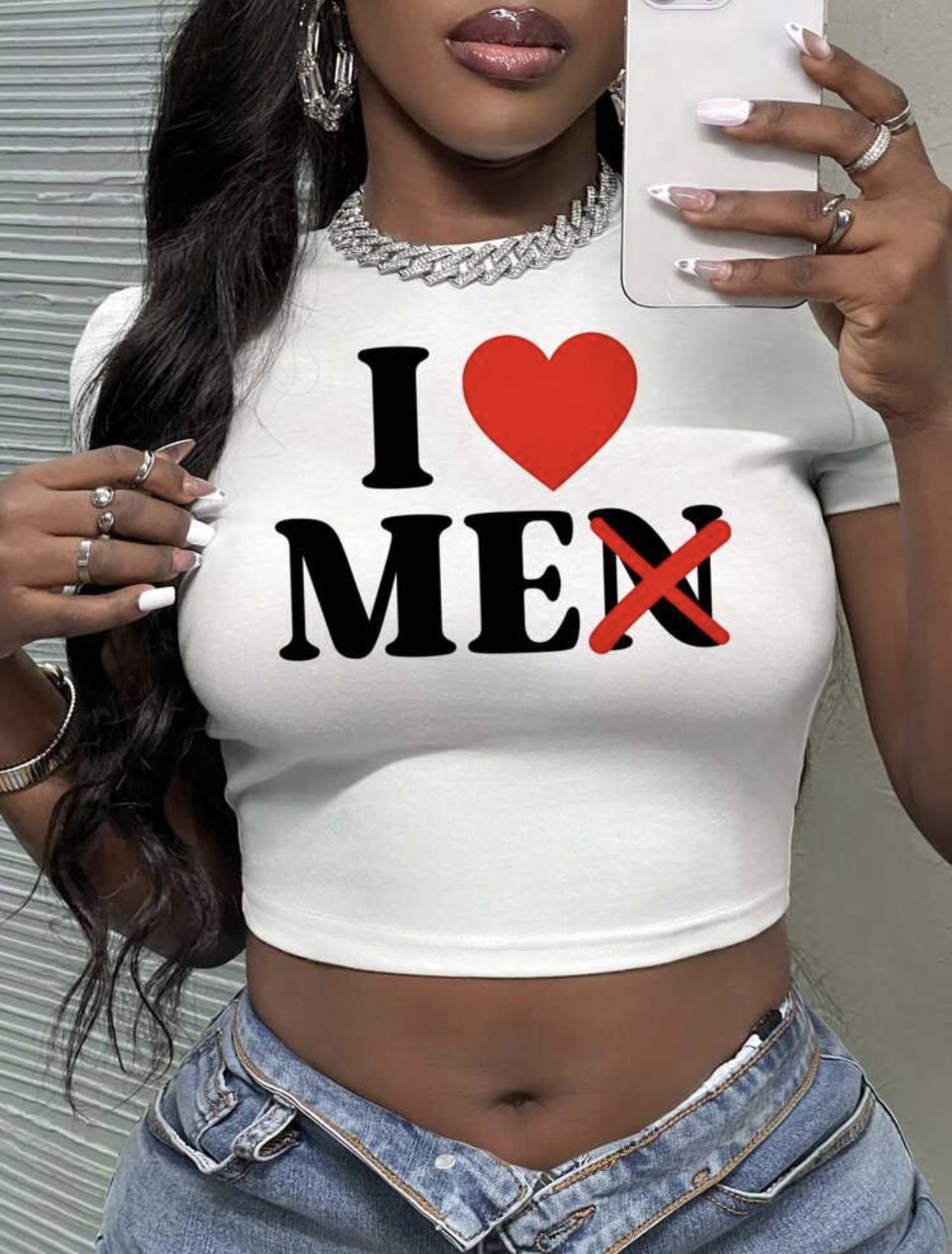 Expensive & Difficult Slogan Crop Tee
