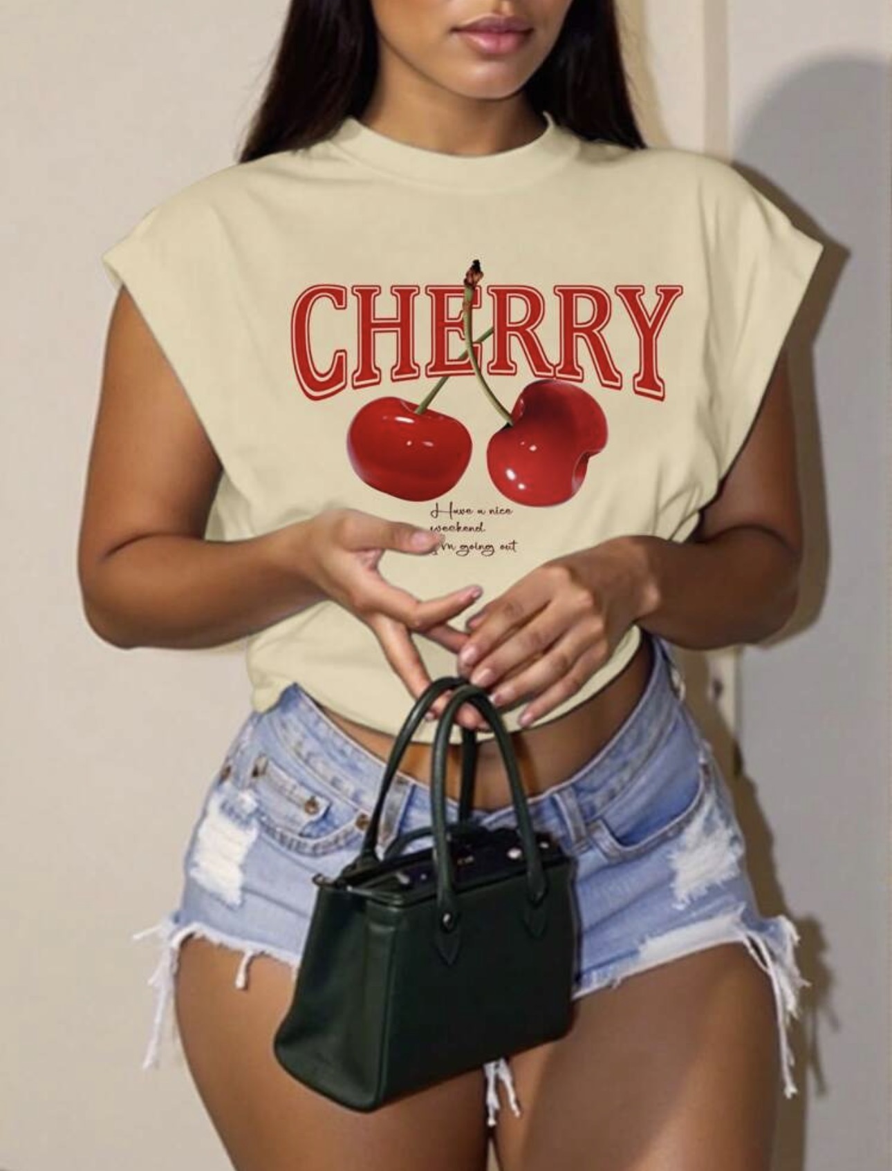 Rock The World Graphic Crop Tee