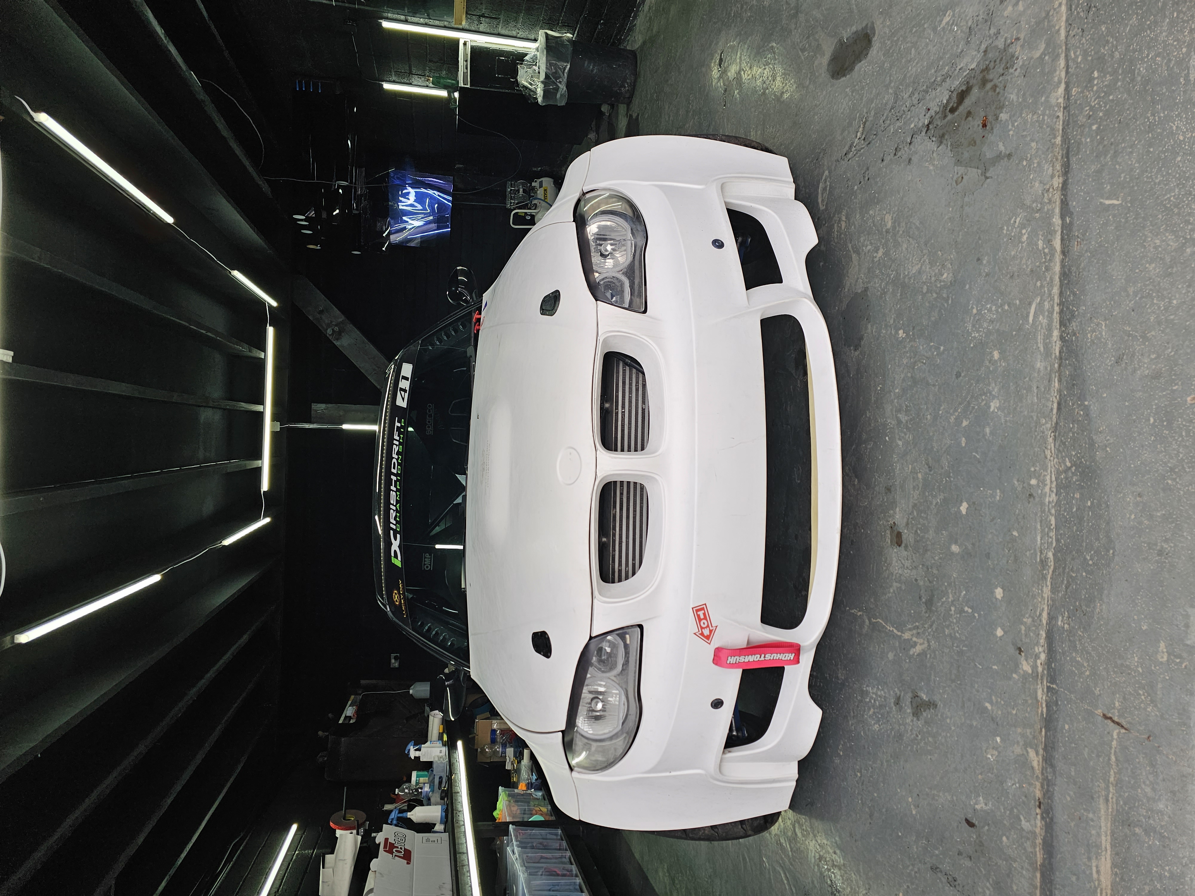 Before - White BMW
