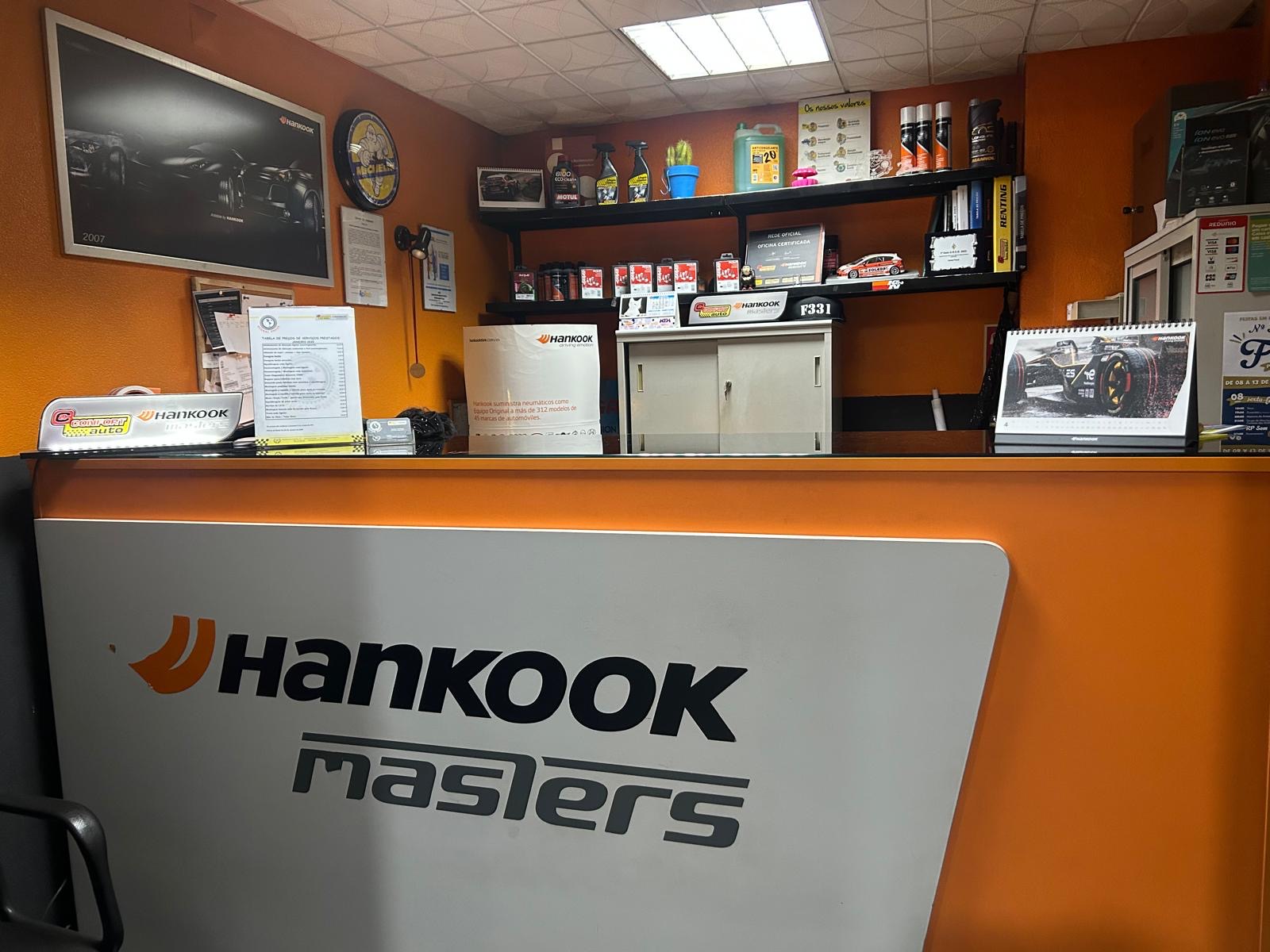 Receção Global Pneus — Hankook Masters certificada