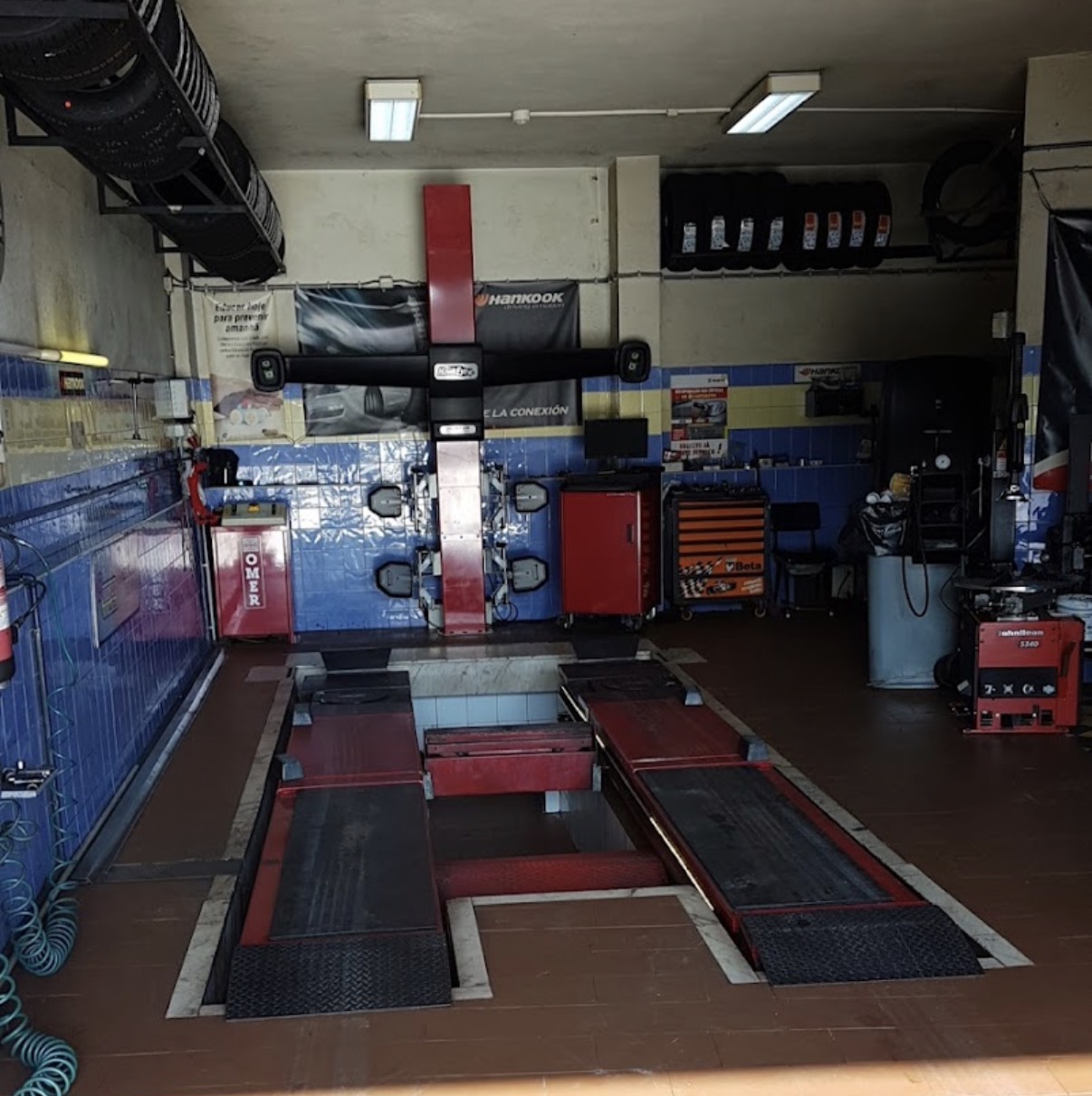 Equipamento profissional de alinhamento