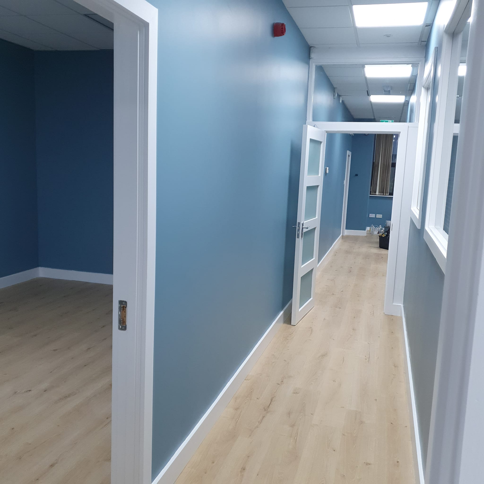 Corporate Office Corridor