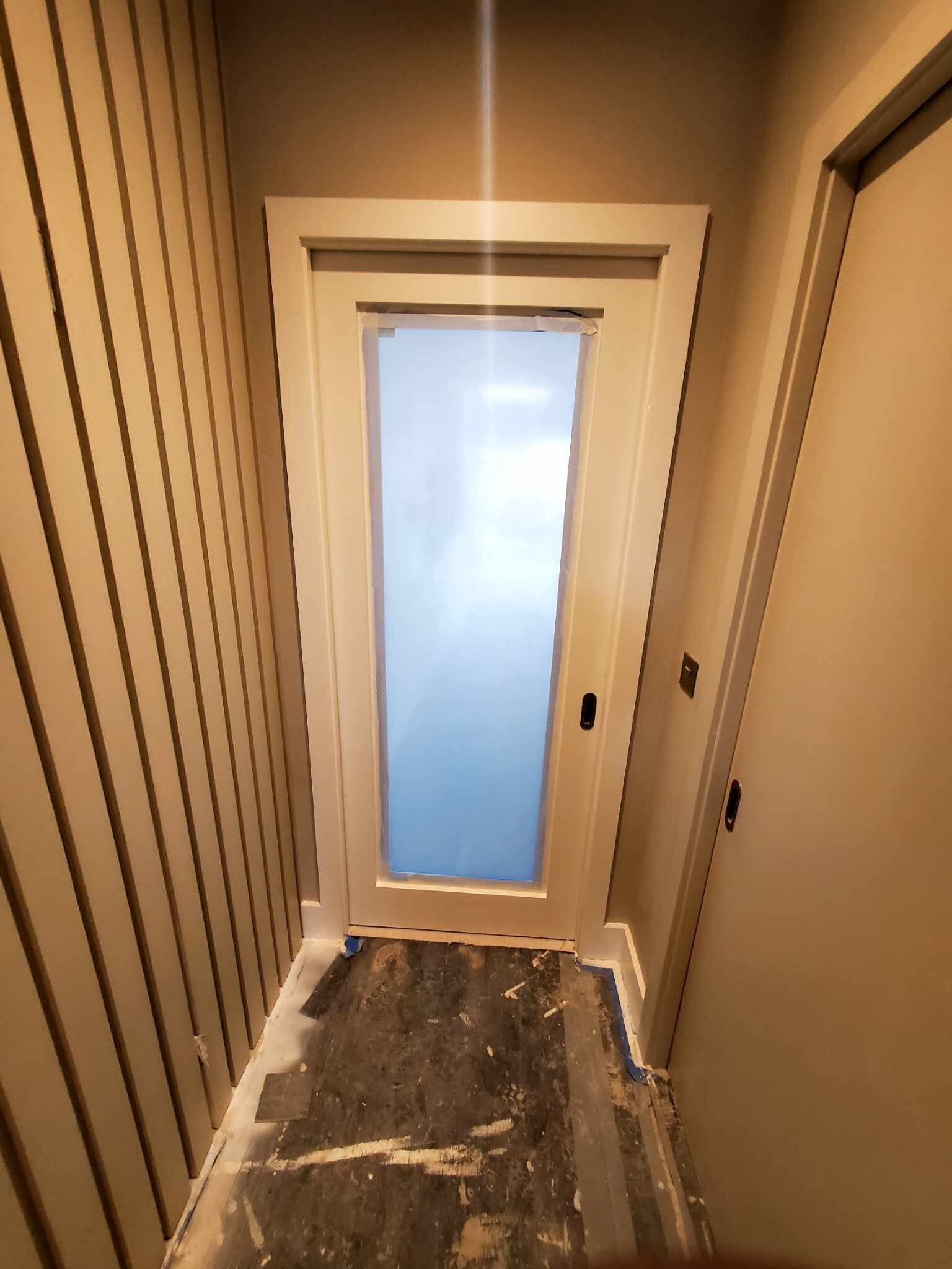 Hallway with Slat Panelling