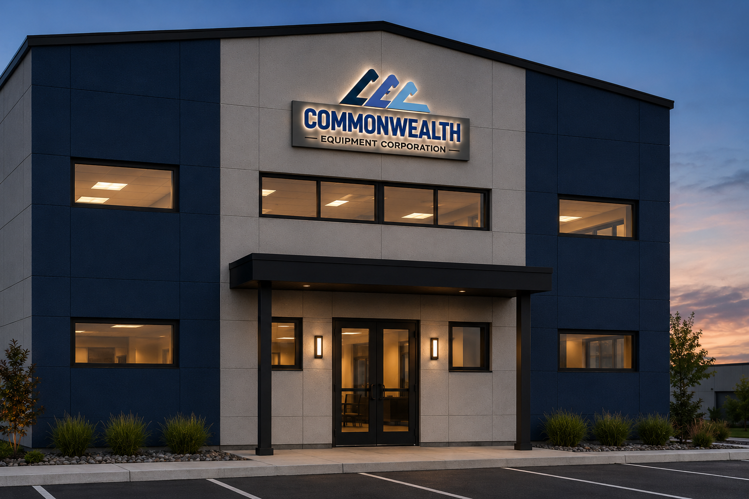 Illuminated Building Sign