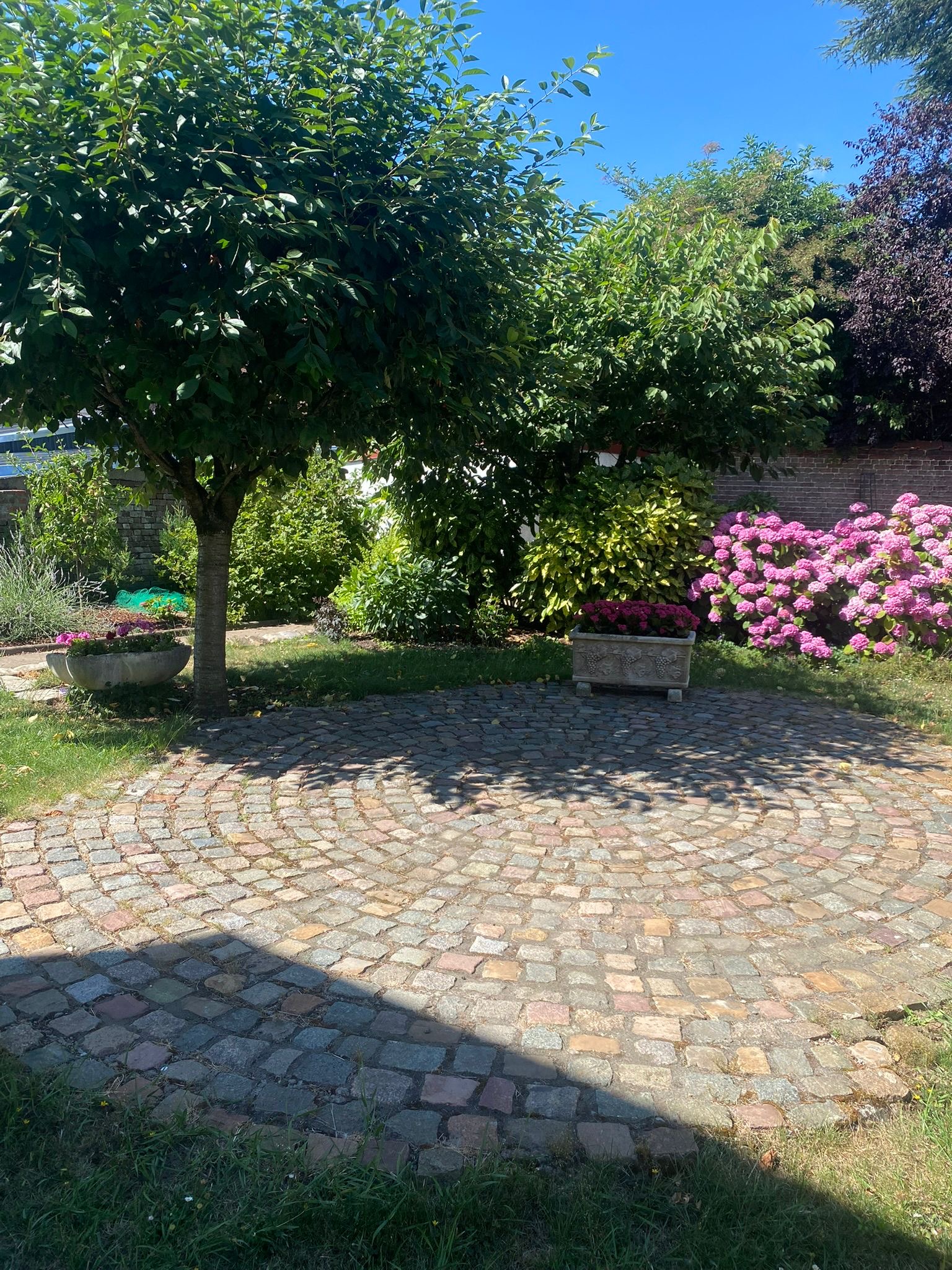 Terrasse résine — Avant