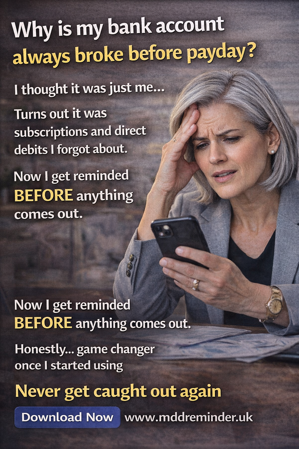Why is my bank account empty — track debits without bank details