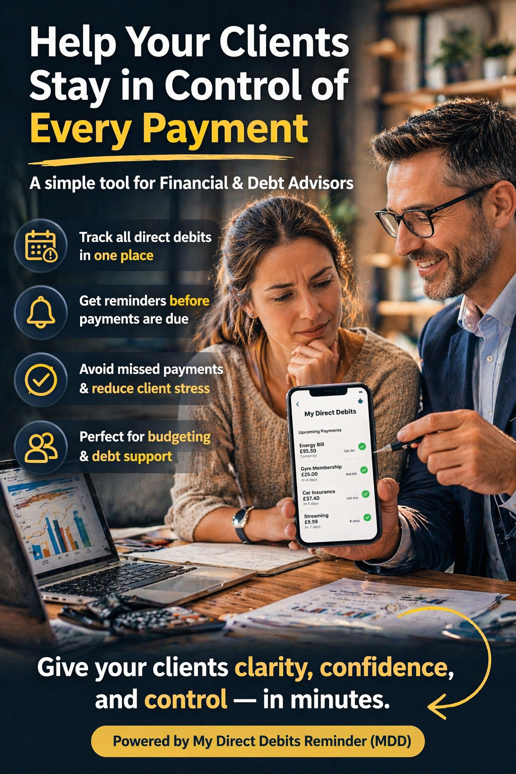 Help clients stay in control with MDD