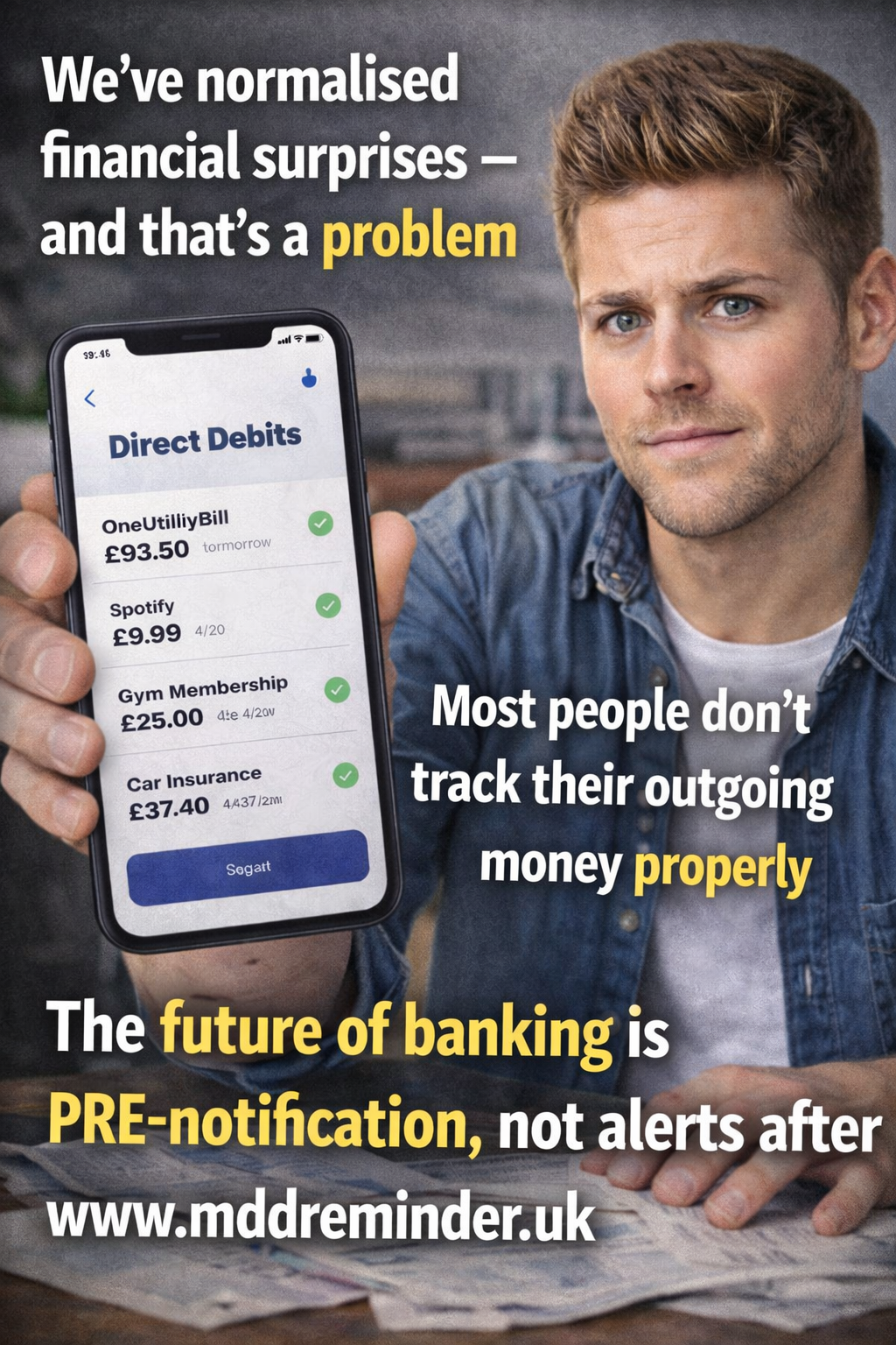We have normalised financial surprises in accounts