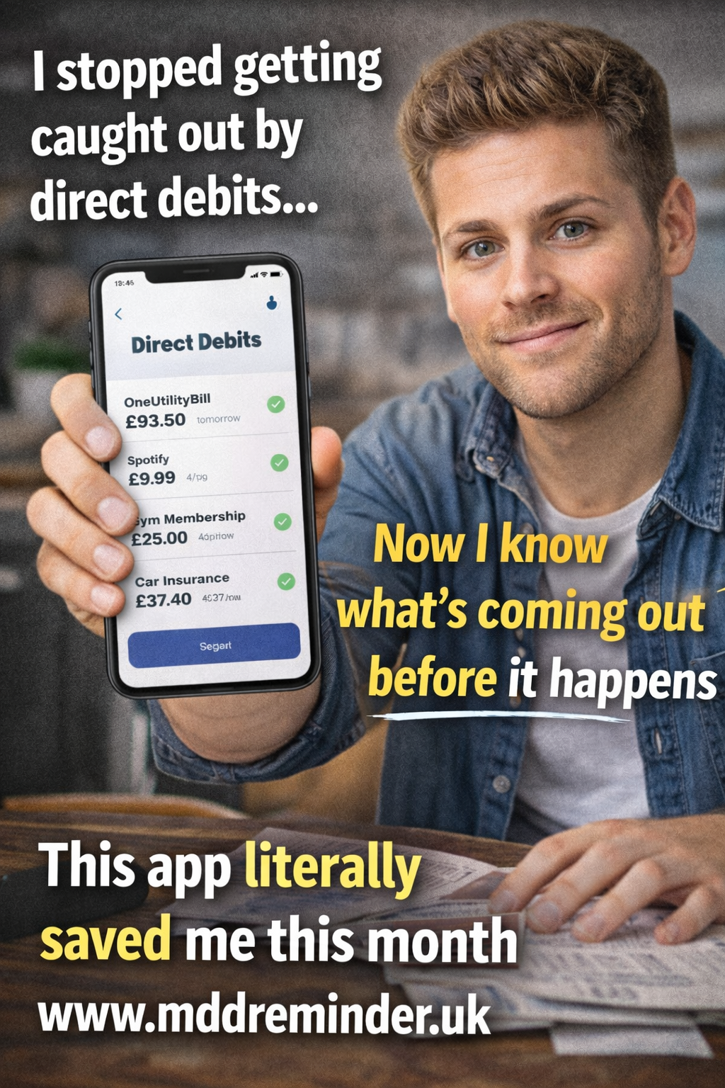 I stopped getting caught out by direct debits