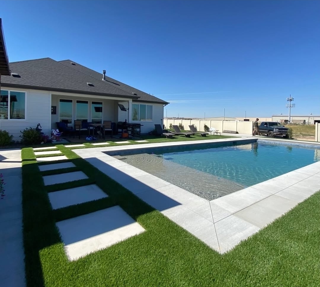 Poolside turf · Treasure Valley
