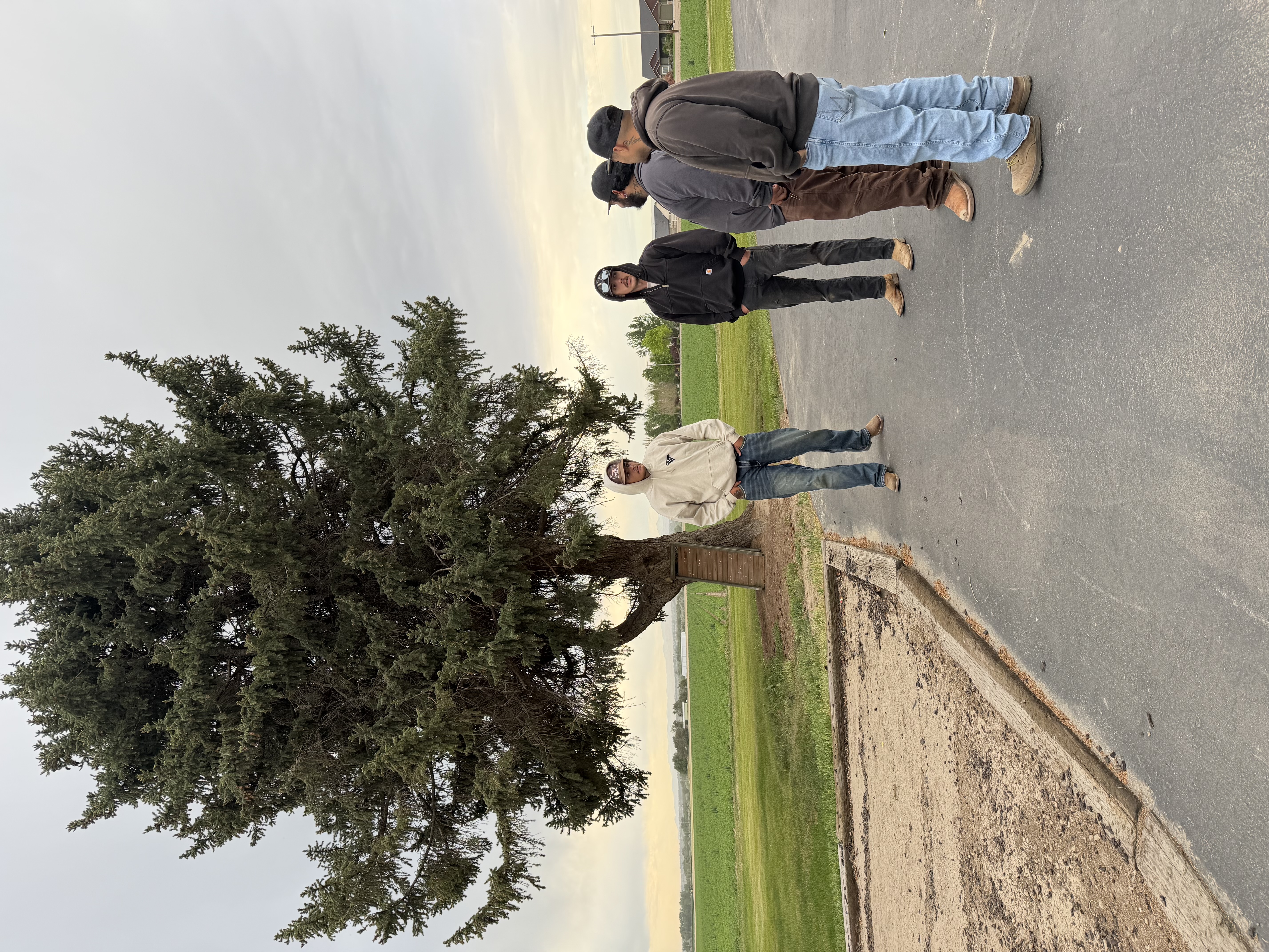 The Treasure Valley Turf & Greens crew on-site