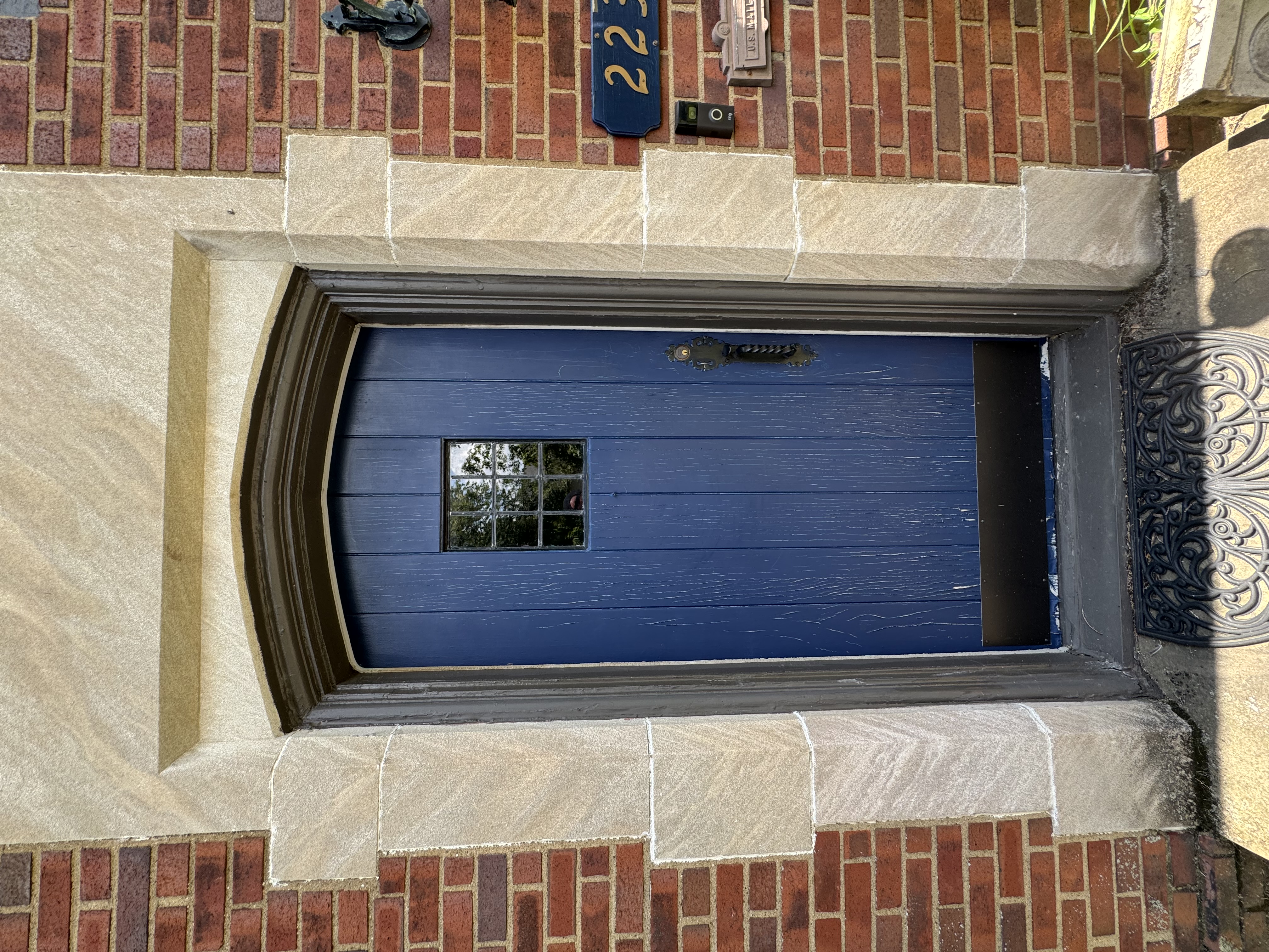 Front Door - Before Painting