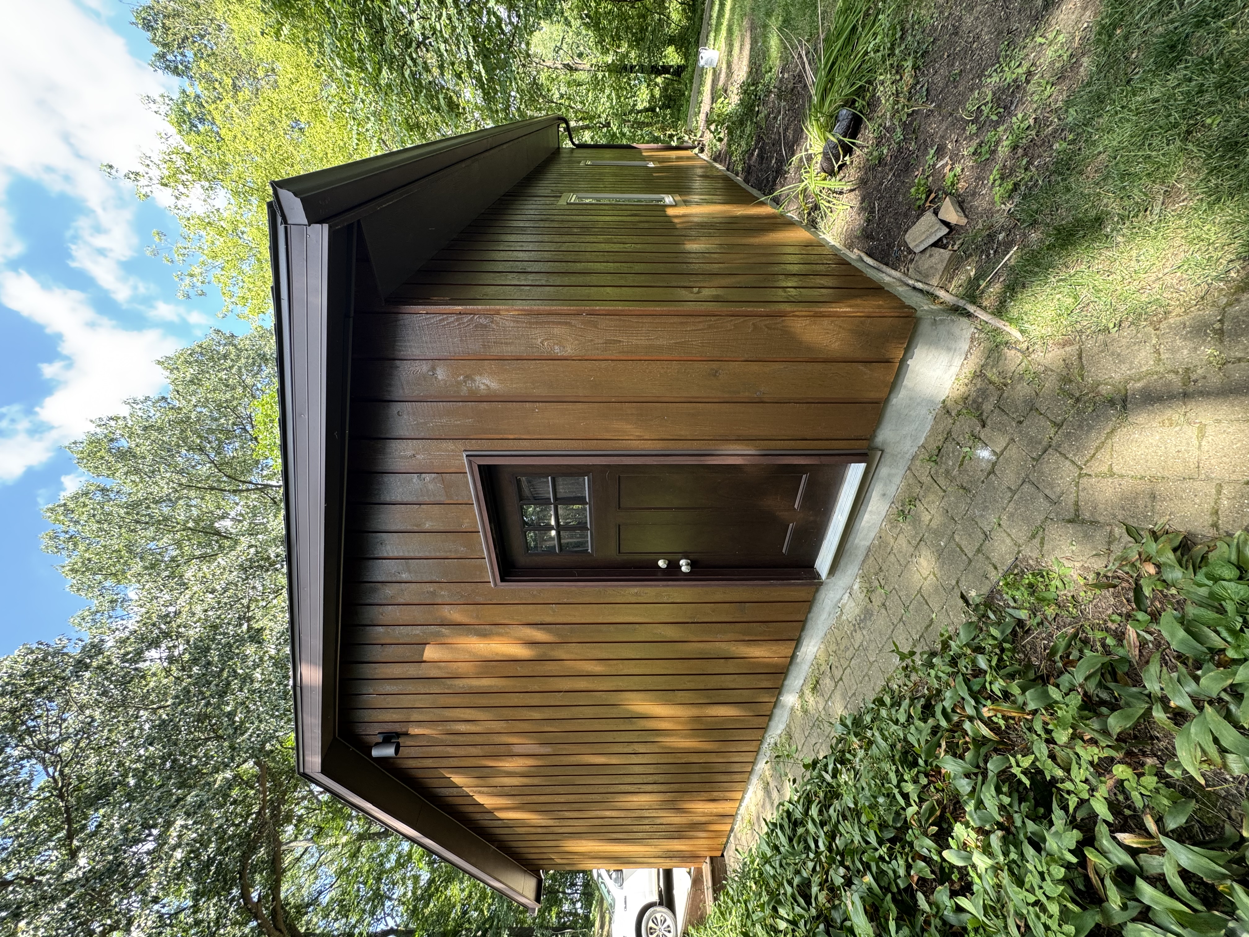 Exterior Stain - Building Detail