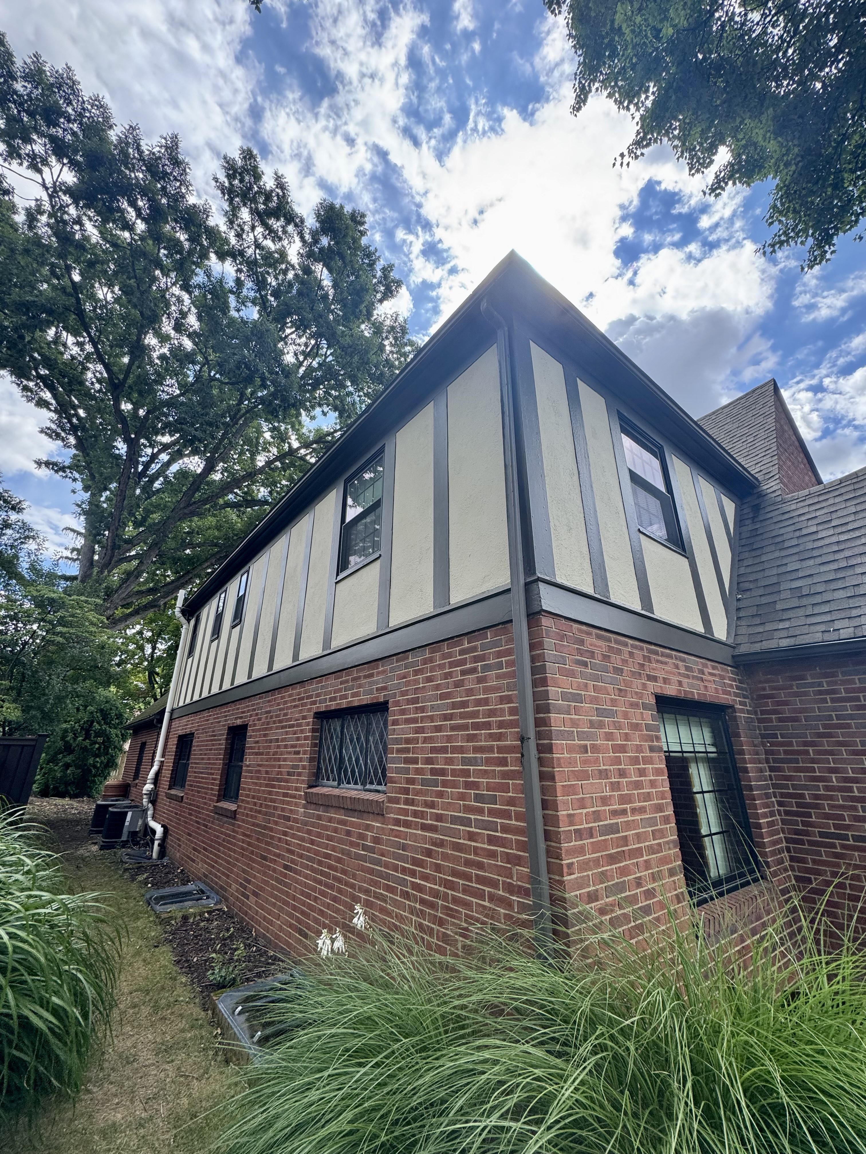 Tudor Home Exterior - Corner View