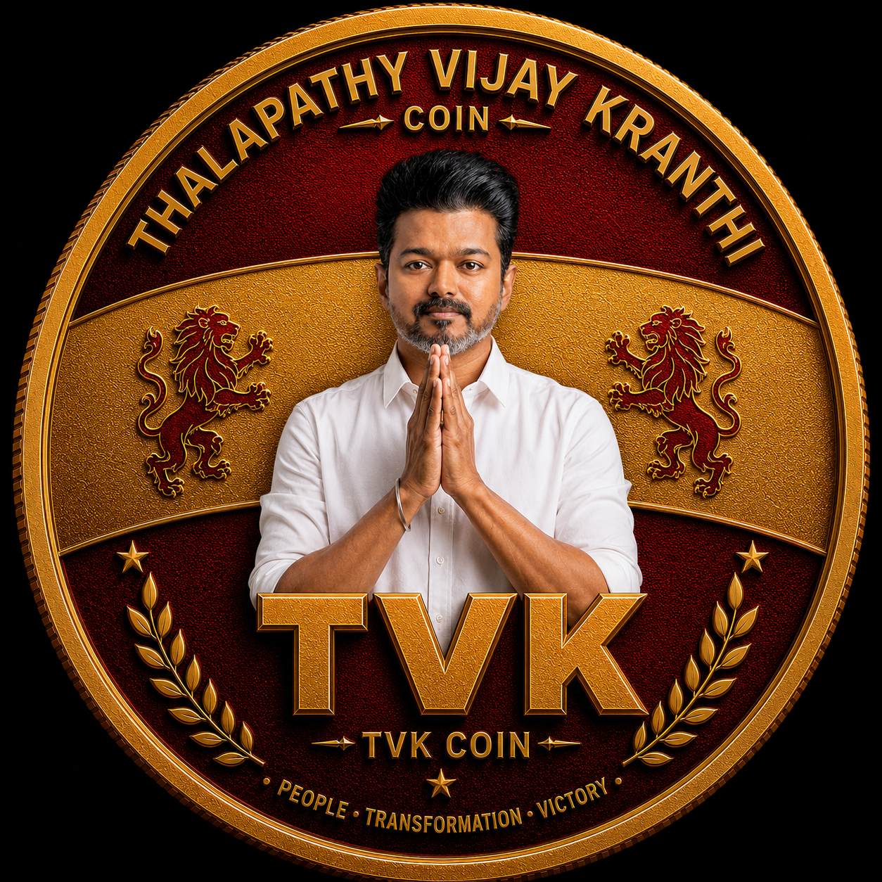 Thalapathy Vijay Kranti Coin · TVKC