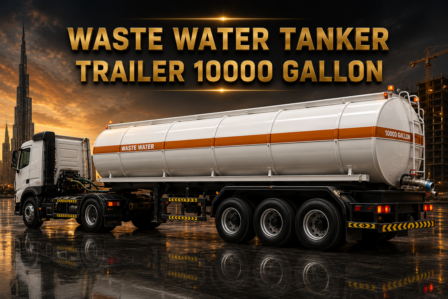 Waste Water Trailer 10,000 Gal