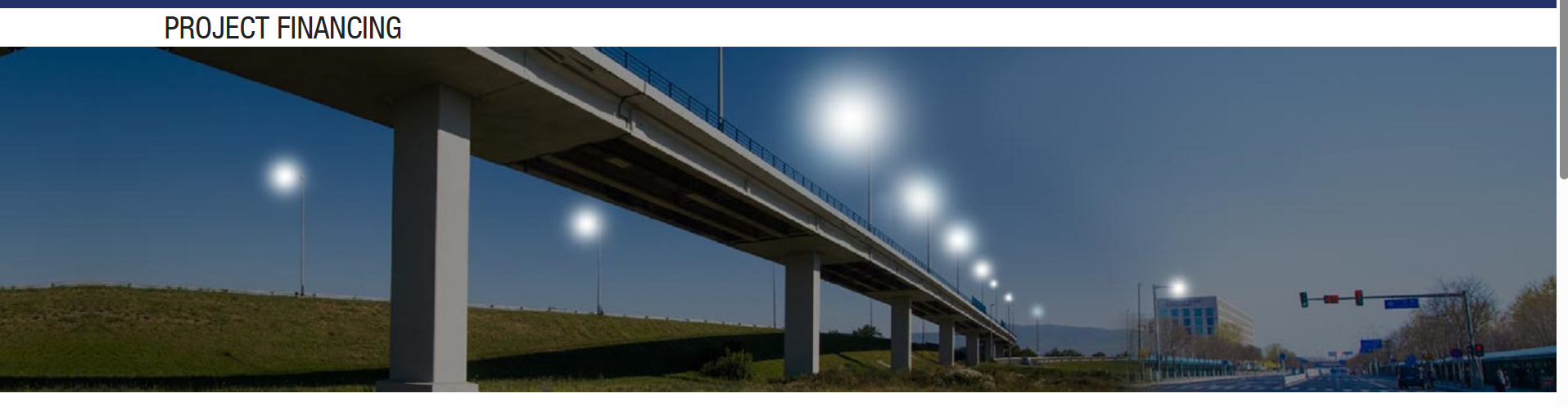 Project Financing - Infrastructure Development