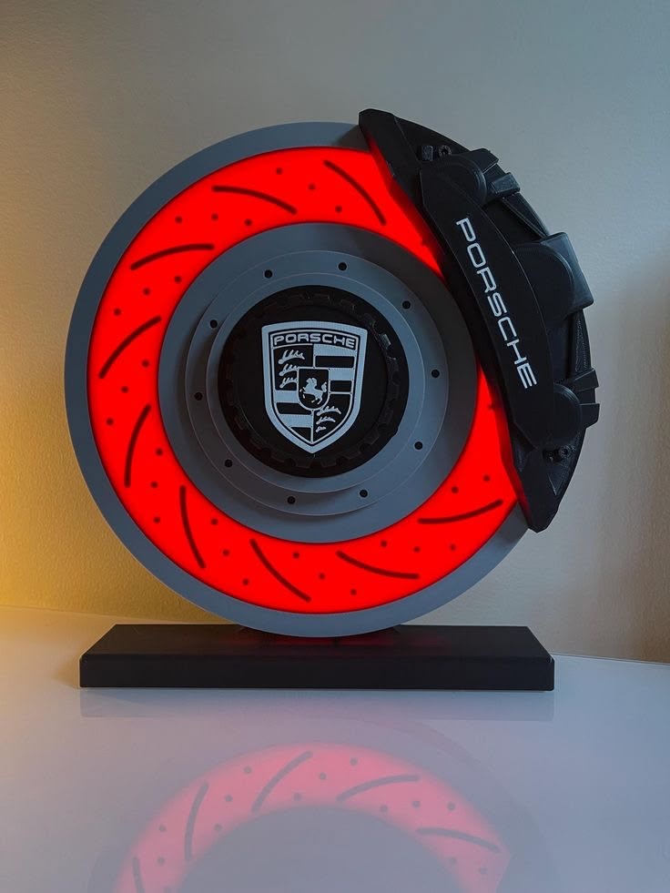 Porsche Brake LED Wall Display