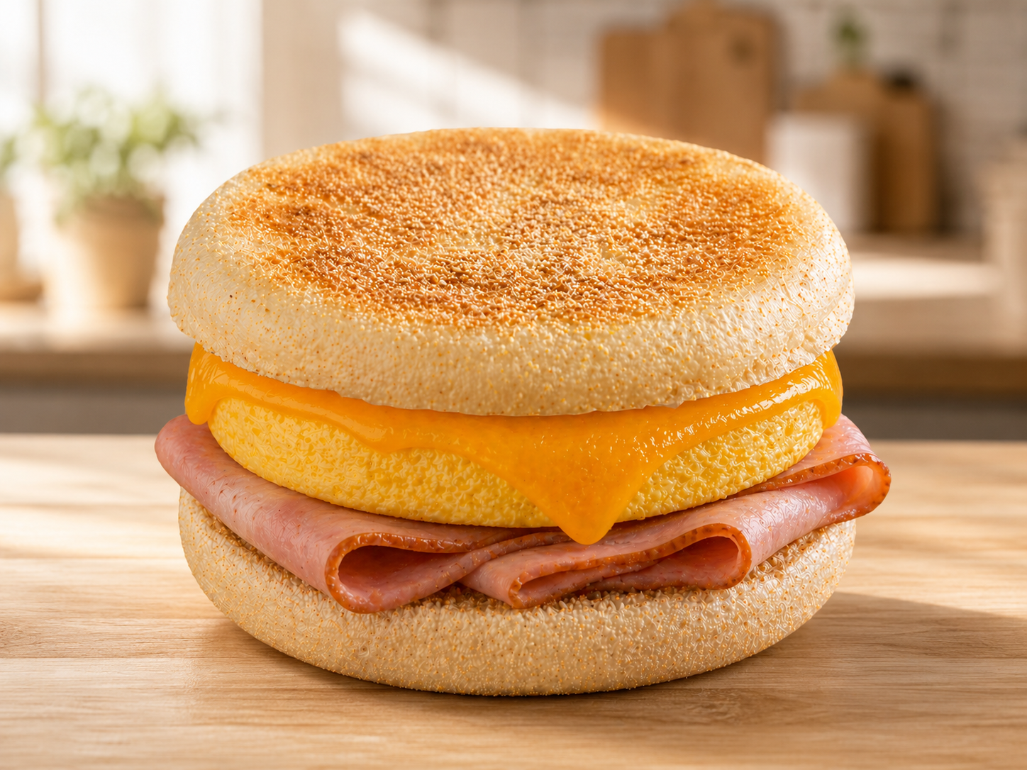 Plant-based breakfast sandwich