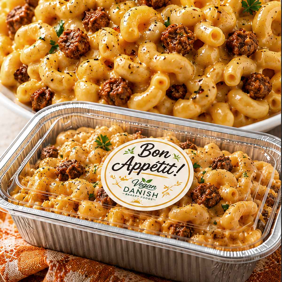 Mac & Cheese with Savory Sausage