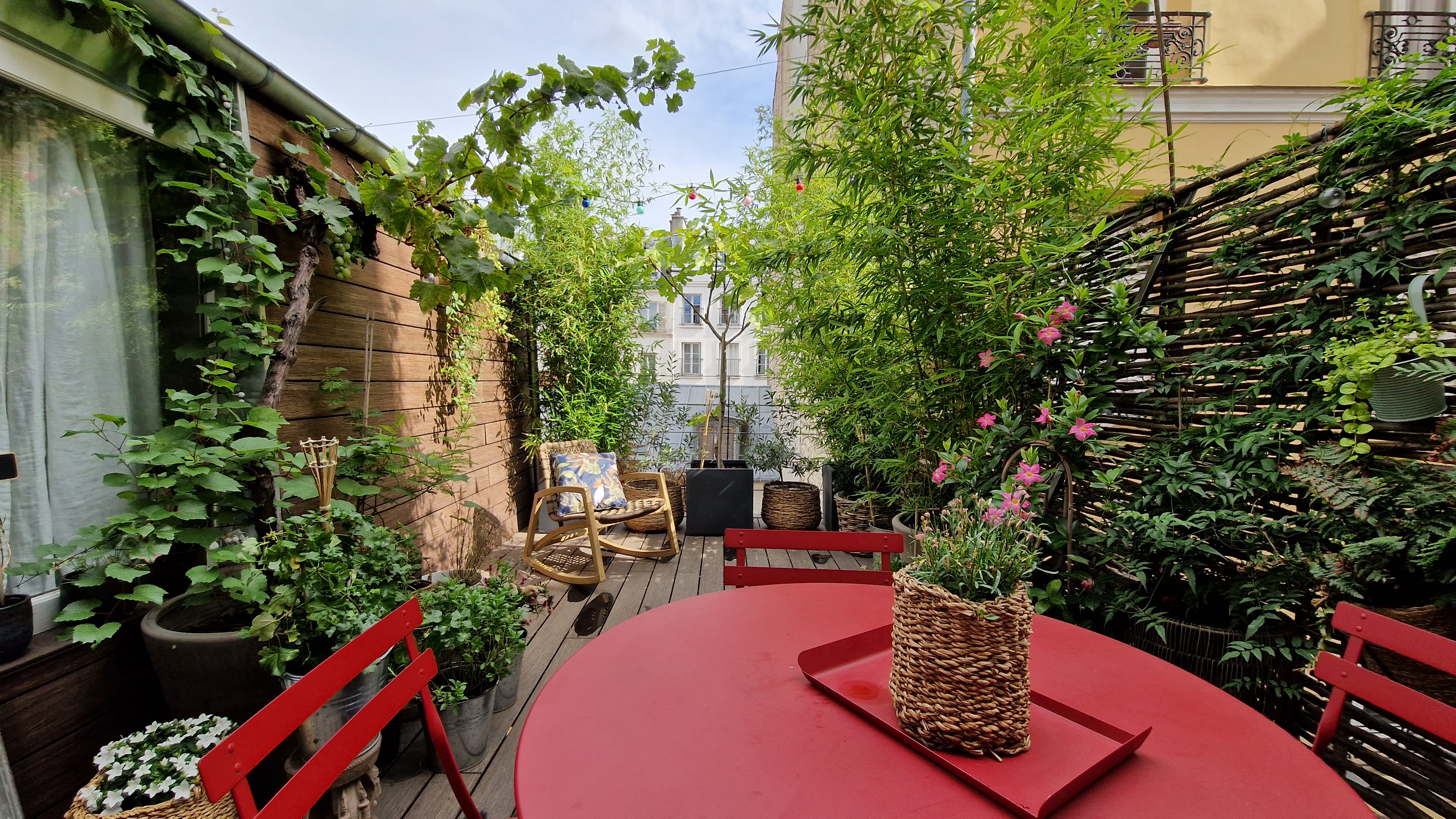 Terrasse parisienne d'exception