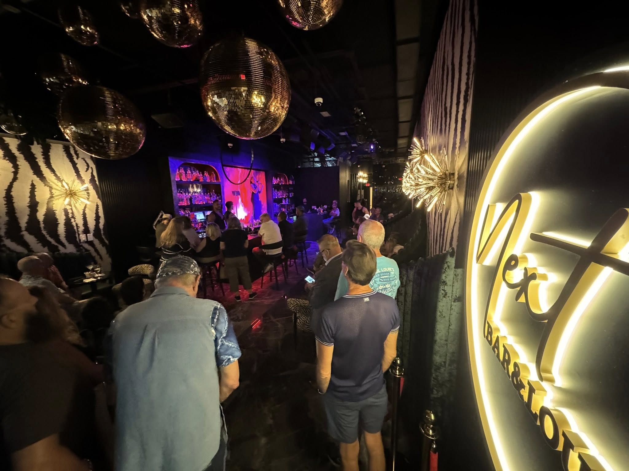 Live performers on stage