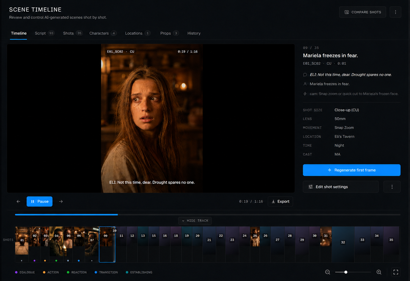 Scene Timeline