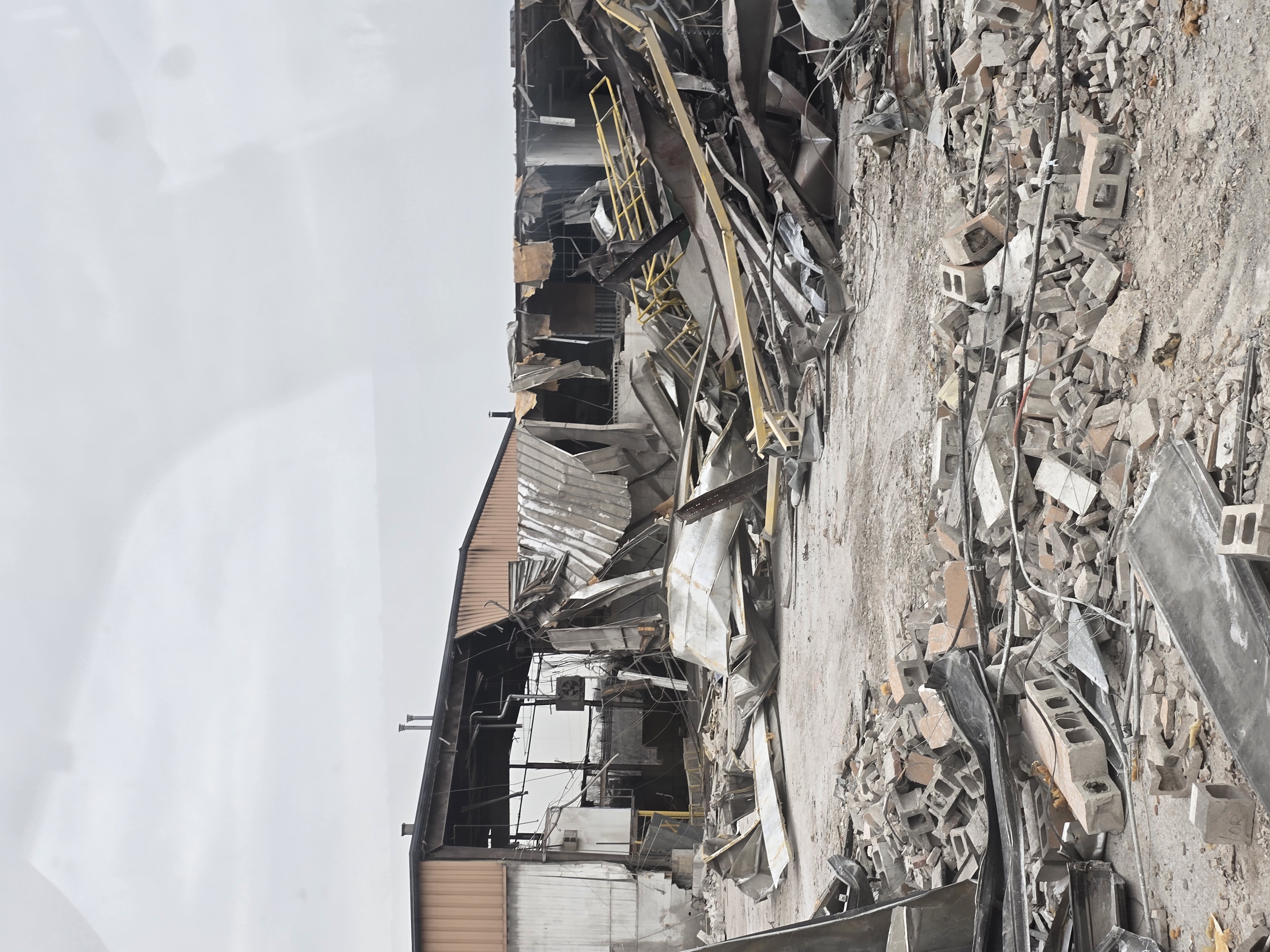 Industrial Steel Building Demolition