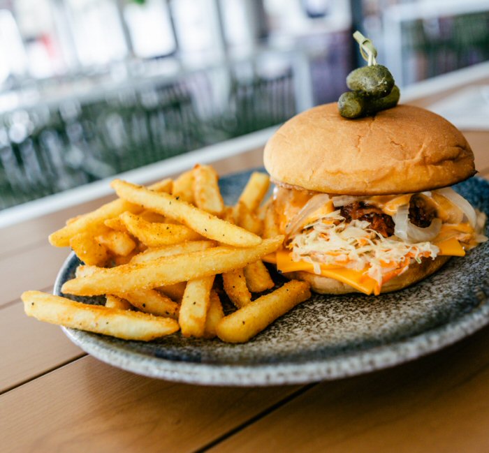 Burger with Fries