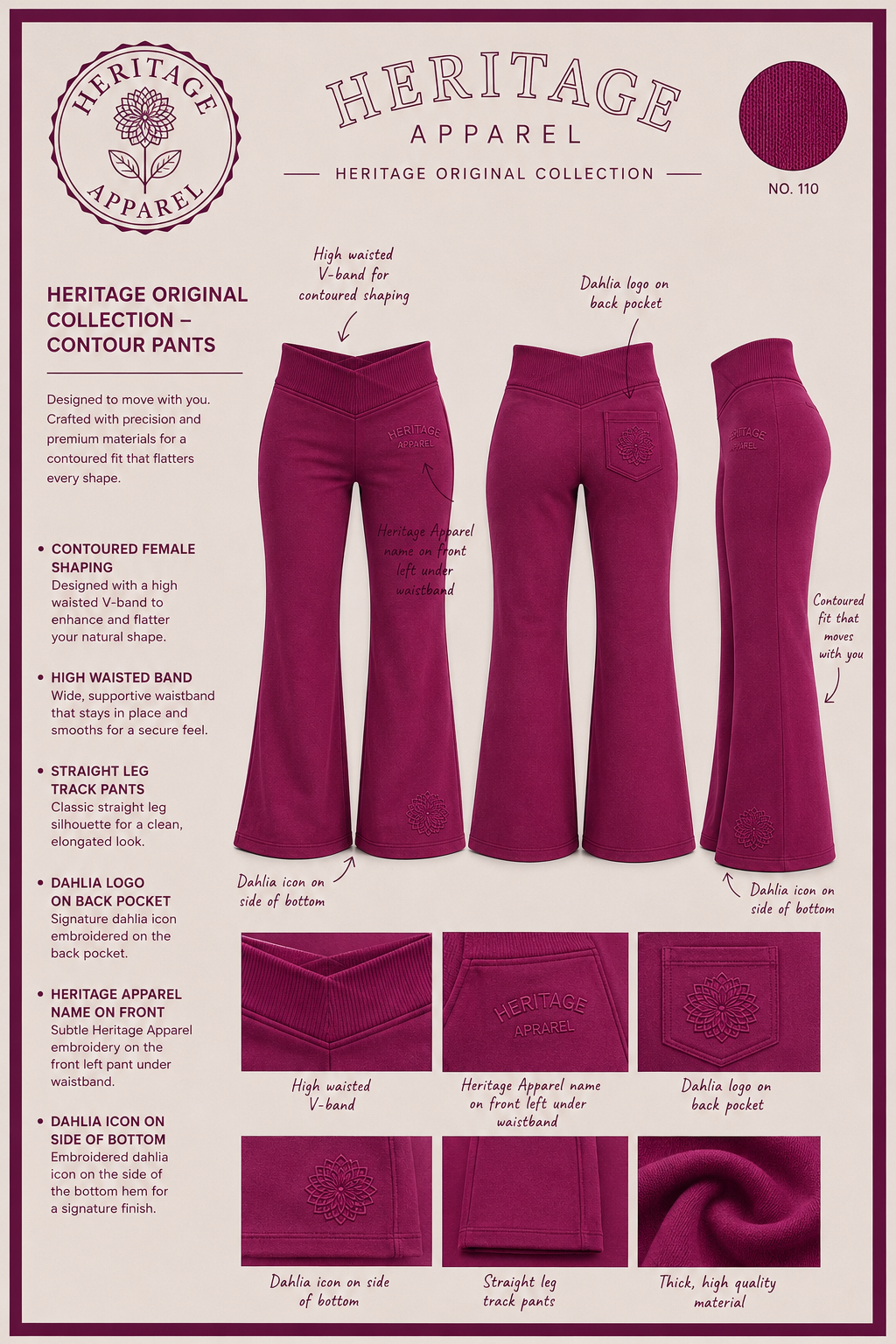 Signature Contour Pants +  Free Socks!
