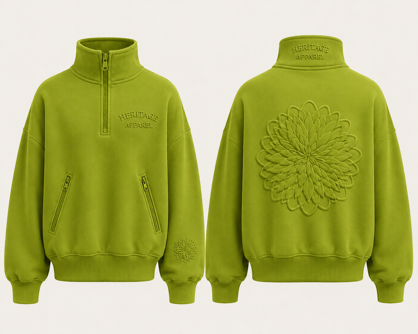 Signature Half-Zip Jumper +  Free Socks!